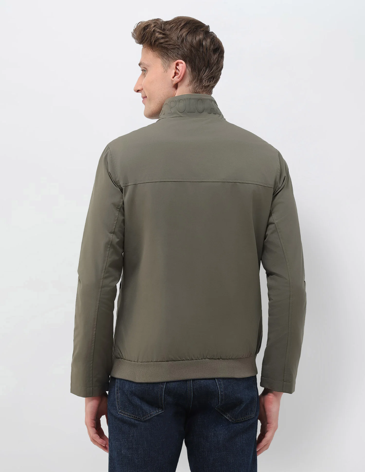 Regular Fit Solid Casual Jacket - Image 5