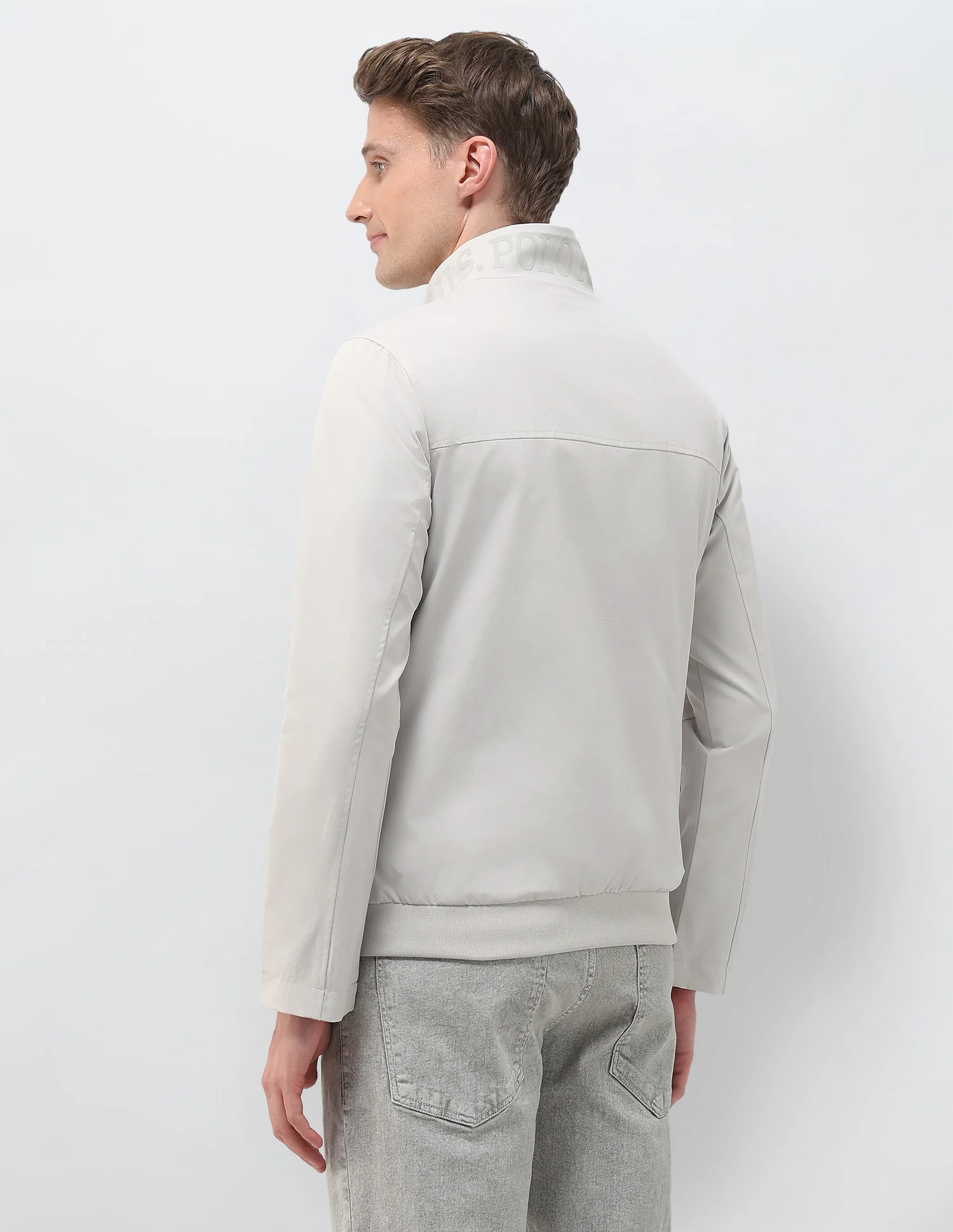 Regular Fit Solid Casual Jacket - Image 5