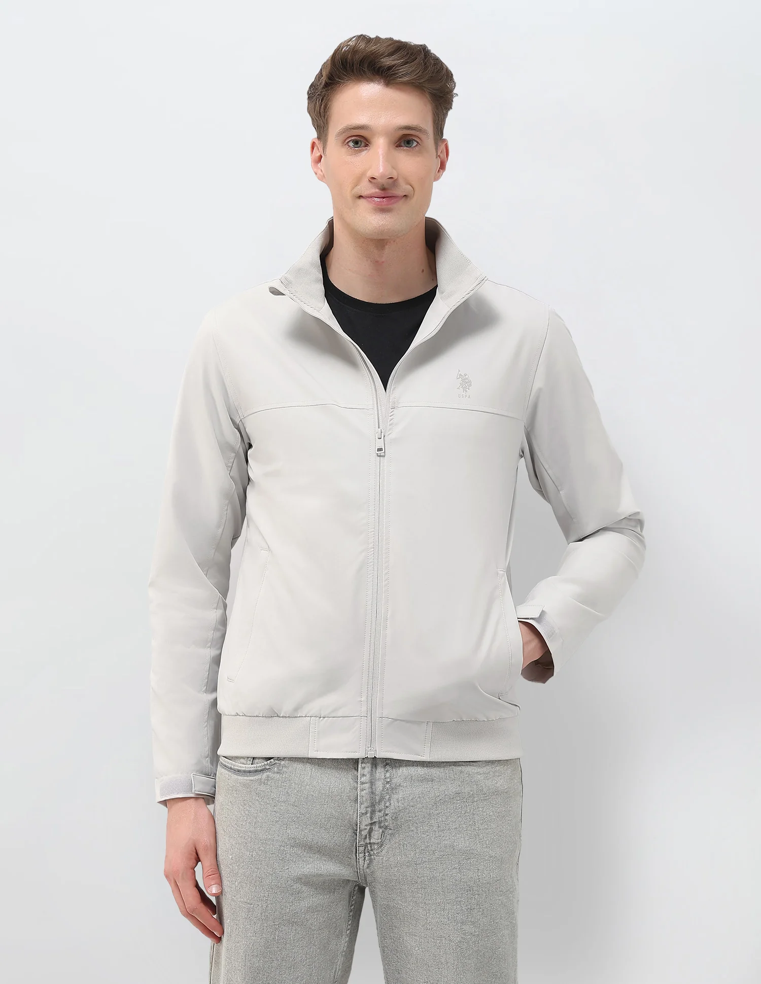 Regular Fit Solid Casual Jacket - Image 6
