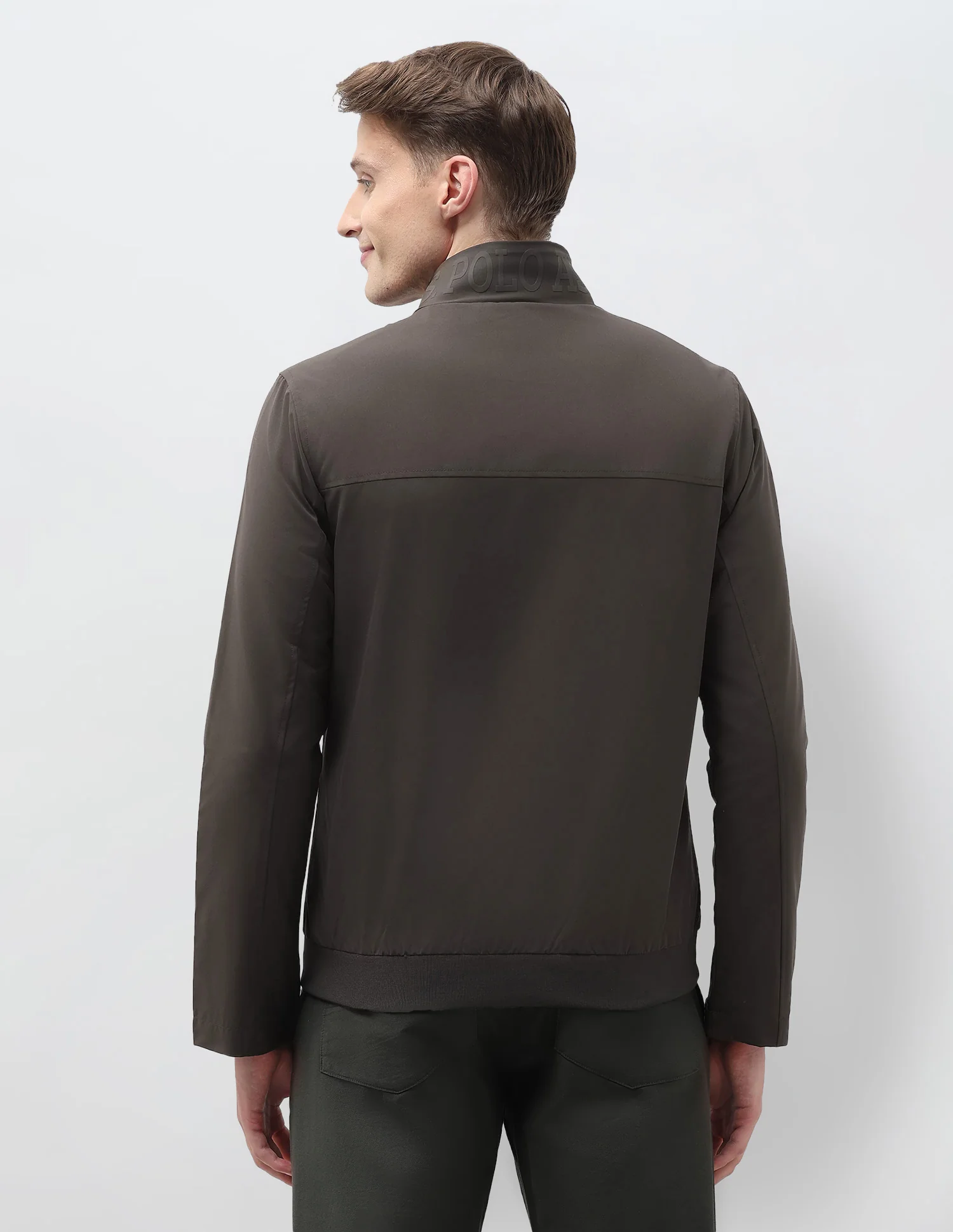 Regular Fit Solid Casual Jacket - Image 5
