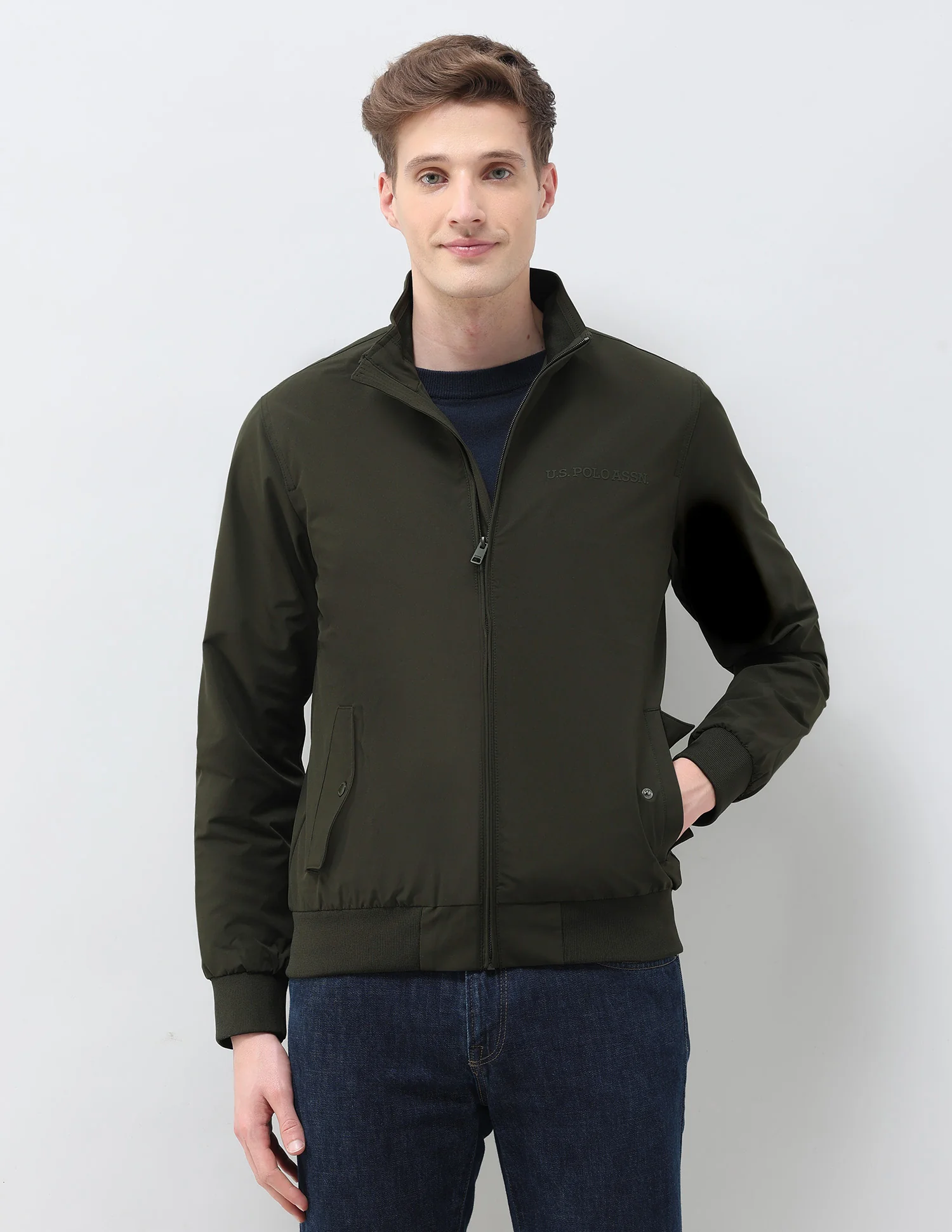 Regular Fit Solid Casual Jacket - Image 6