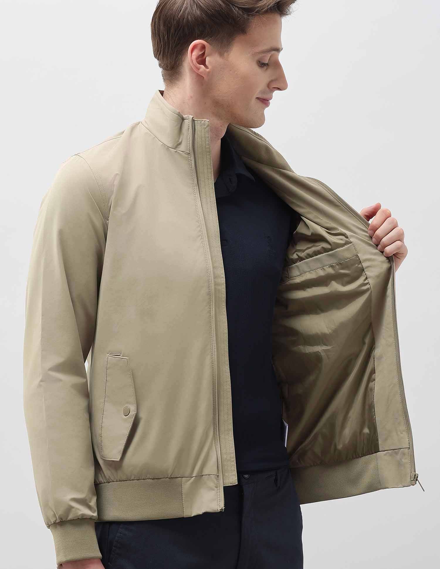 Regular Fit Solid Casual Jacket - Image 10