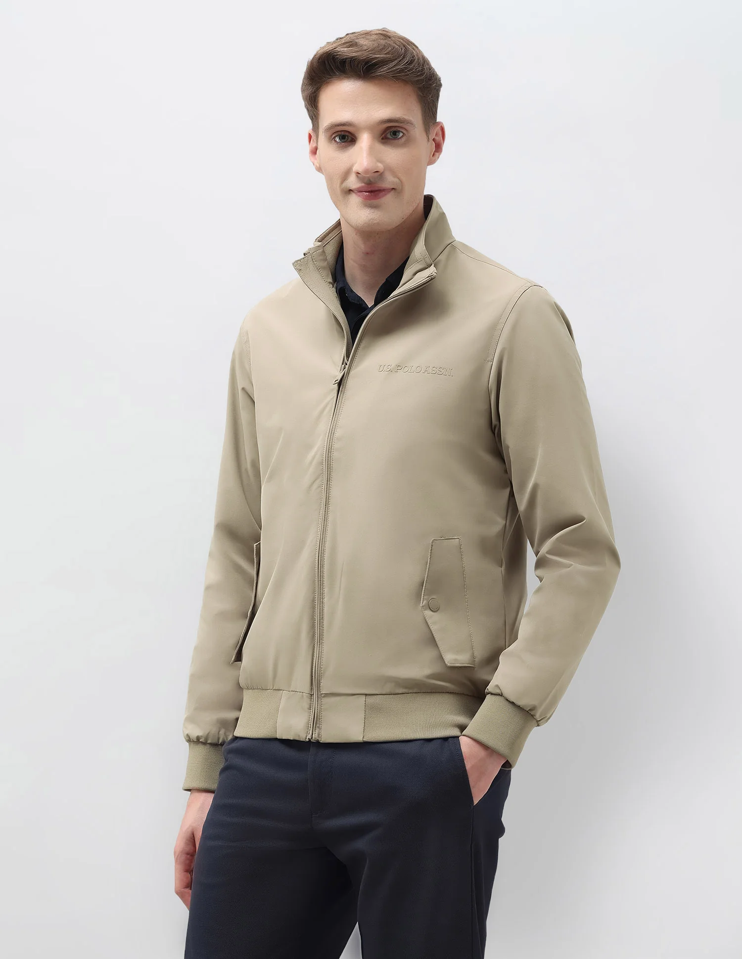 Regular Fit Solid Casual Jacket - Image 4