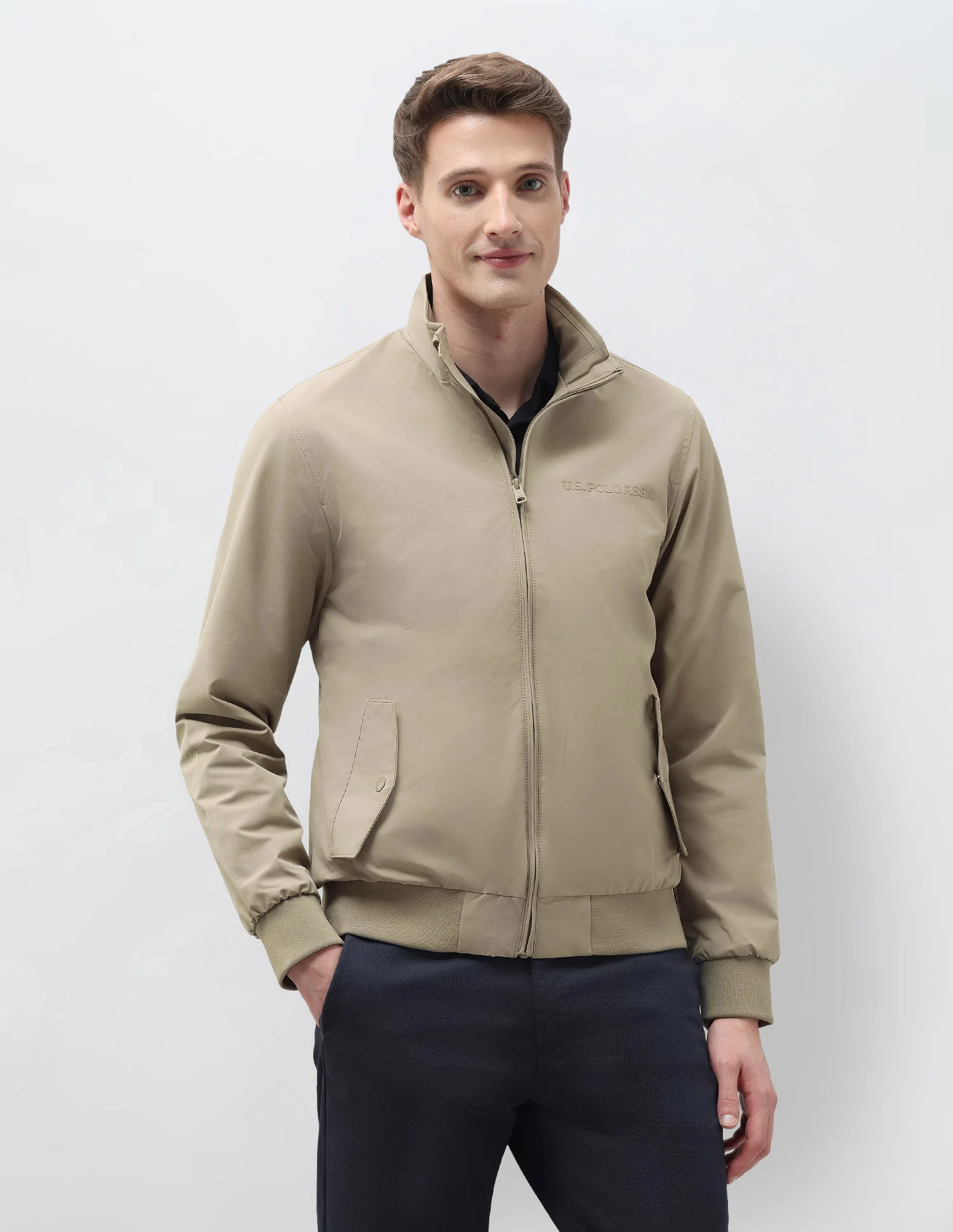 Regular Fit Solid Casual Jacket - Image 6