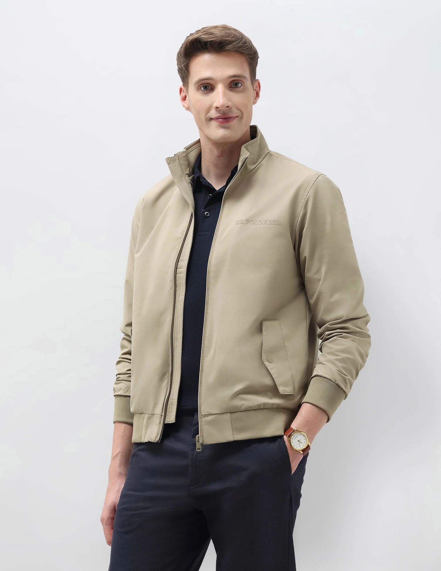 Regular Fit Solid Casual Jacket - Image 9