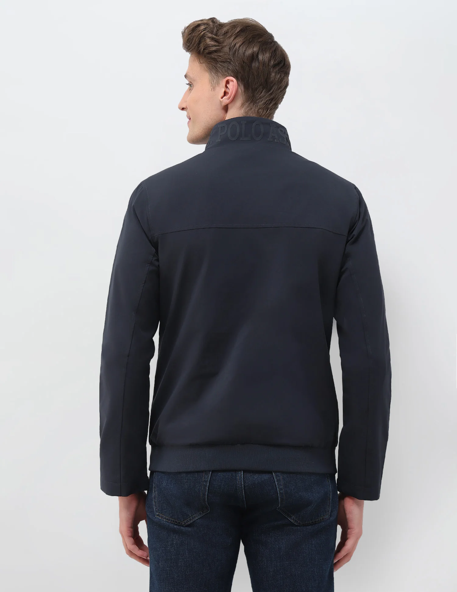 Regular Fit Solid Casual Jacket - Image 5