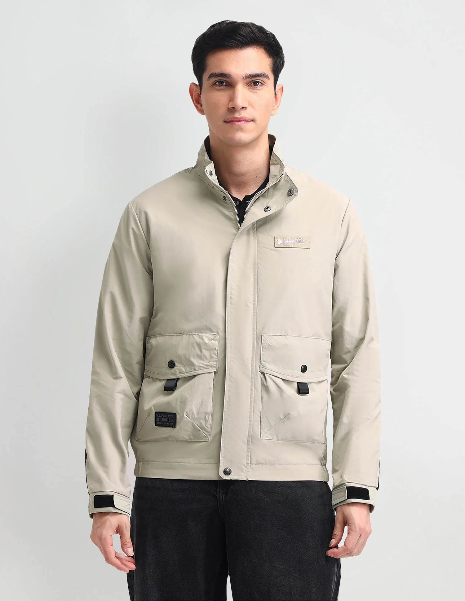 Regular Fit Solid Casual Jacket - Image 6