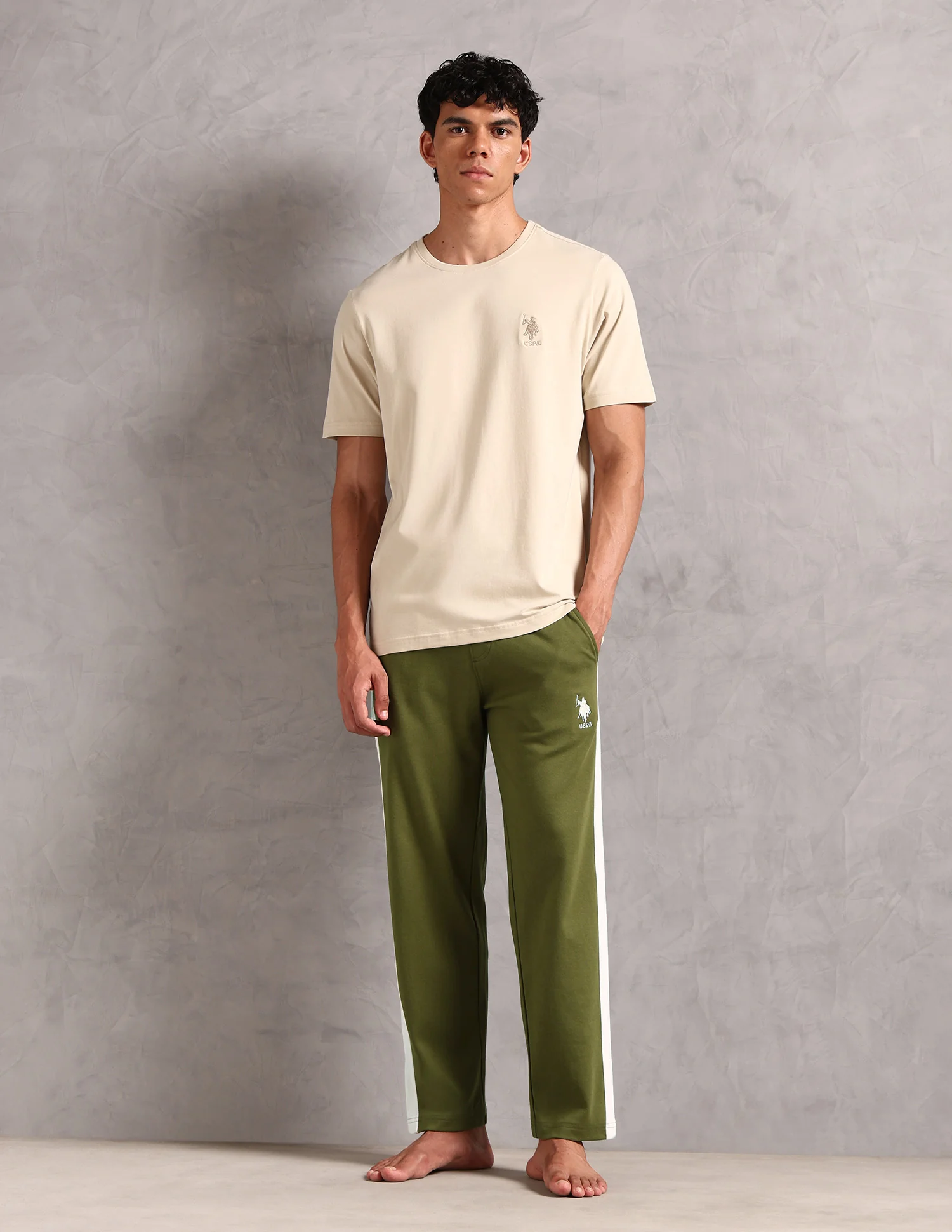 Regular Fit Solid Cotton OR004 Lounge Pants - Pack Of 1 - Image 3