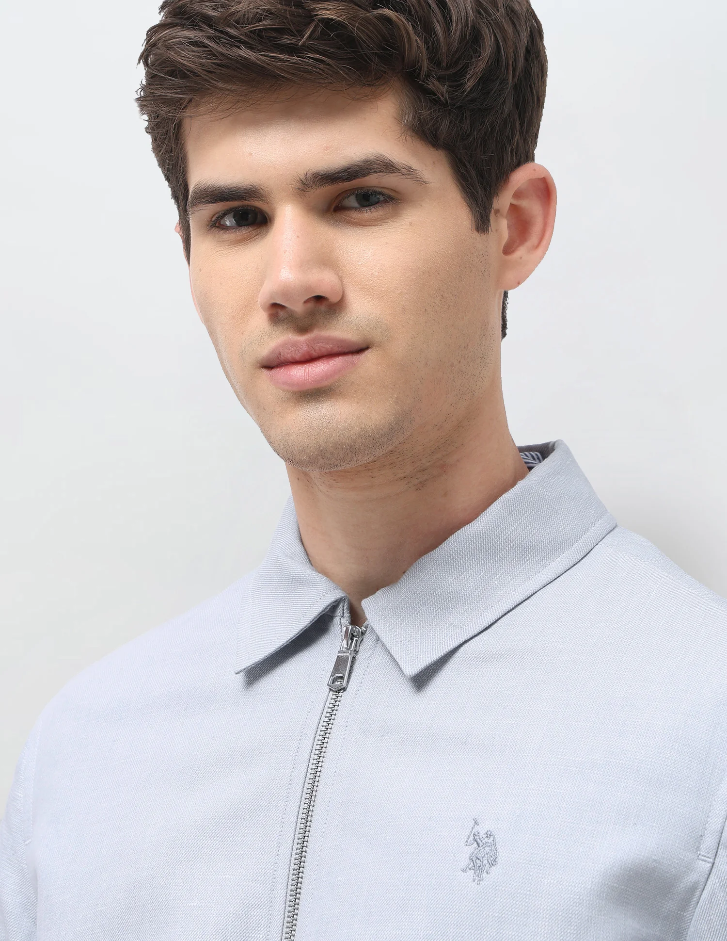Regular Fit Solid Jacket - Image 7