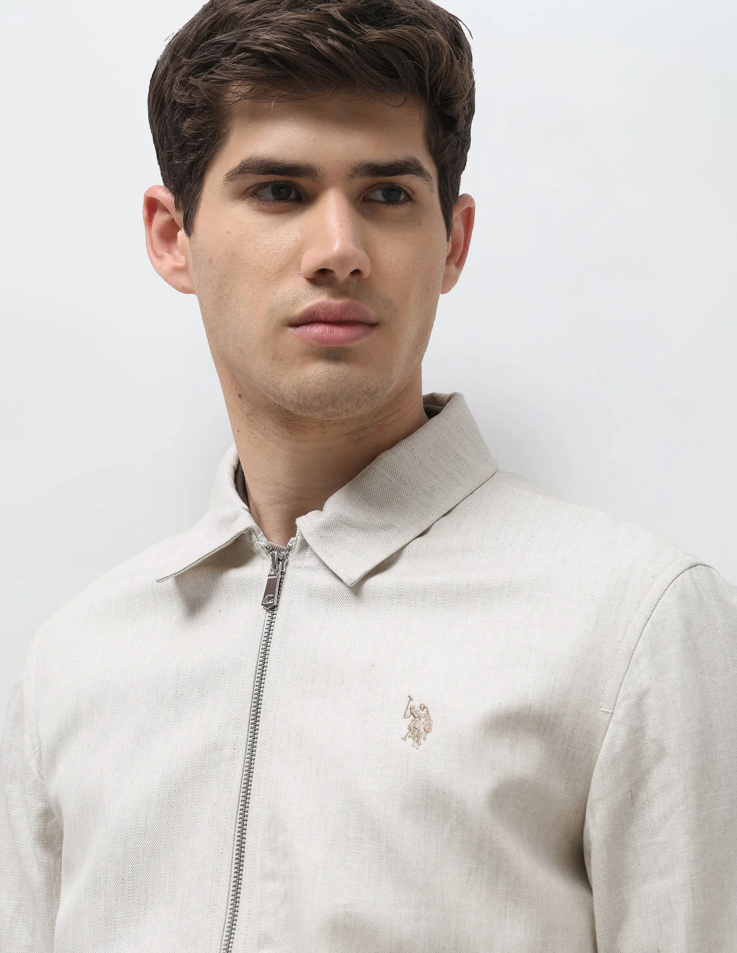 Regular Fit Solid Jacket - Image 7