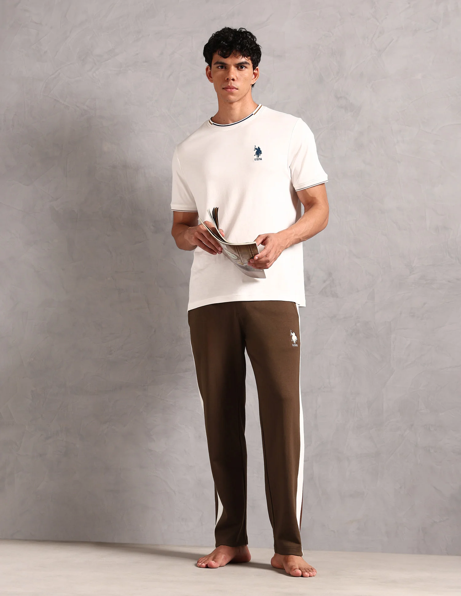 Regular Fit Solid OR004 Lounge Pants - Pack Of 1 - Image 3