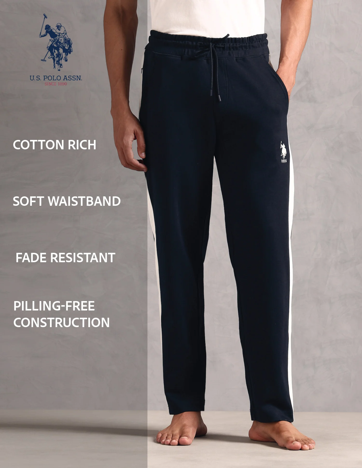 Regular Fit Solid OR004 Lounge Pants - Pack Of 1 - Image 11