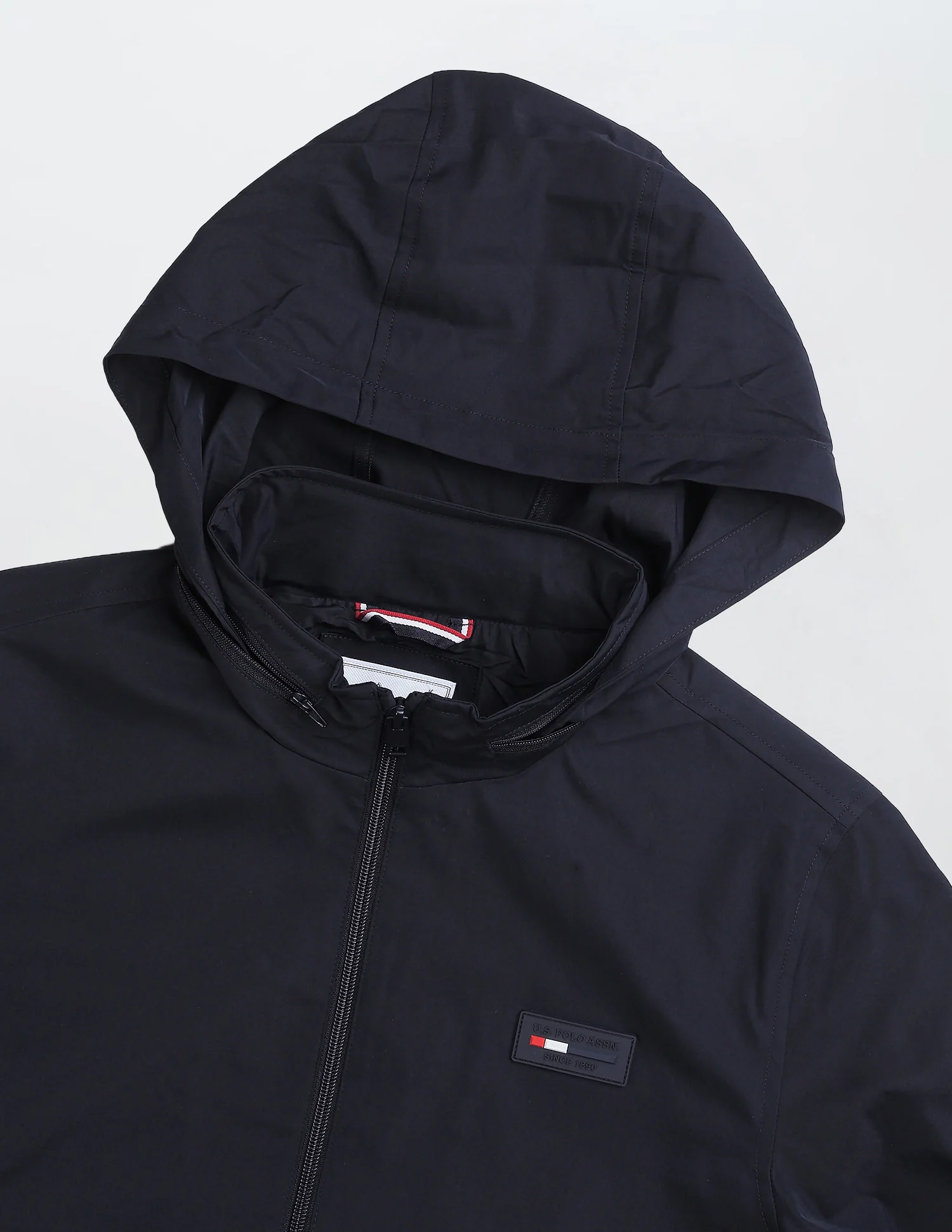 Regular Fit Solid Packable Hood Jacket - Image 2