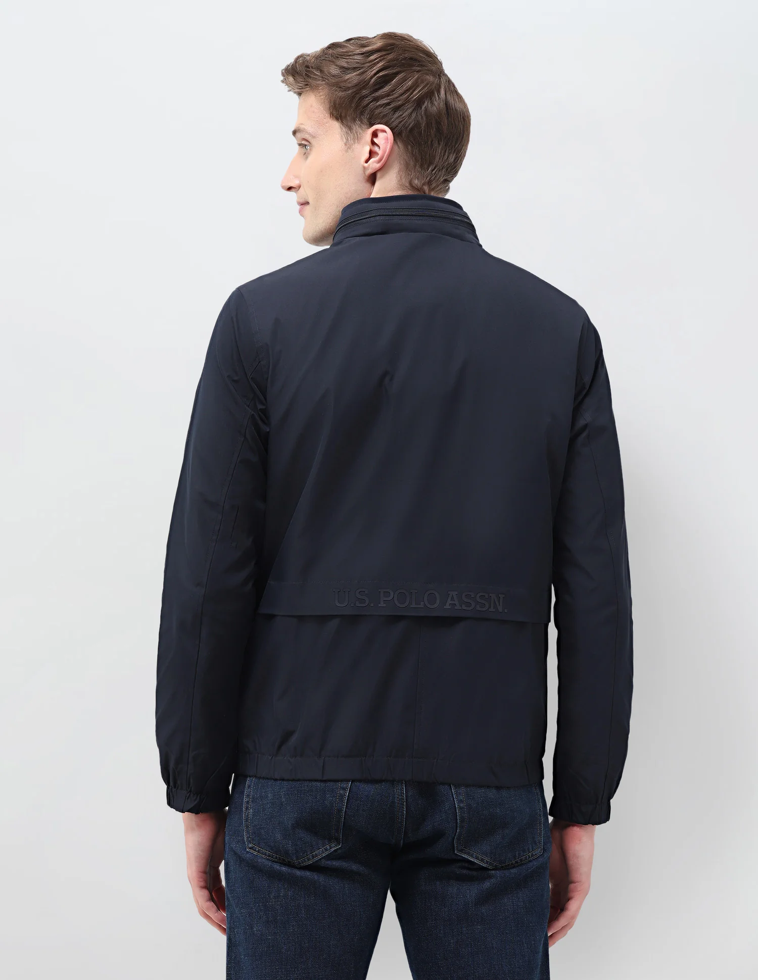 Regular Fit Solid Packable Hood Jacket - Image 5
