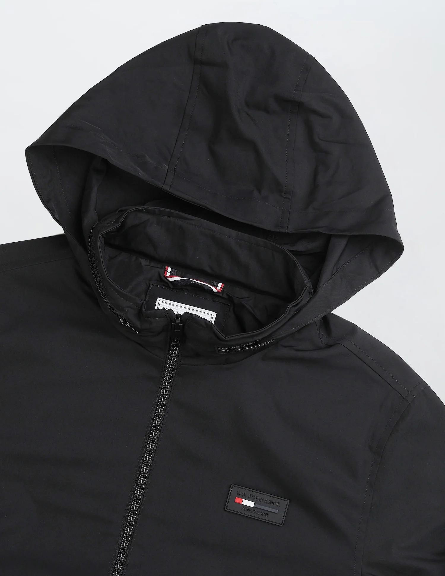 Regular Fit Solid Packable Hood Jacket - Image 2