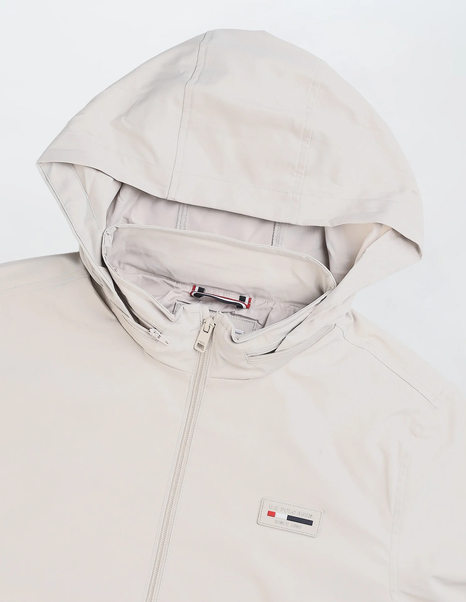 Regular Fit Solid Packable Hood Jacket - Image 2
