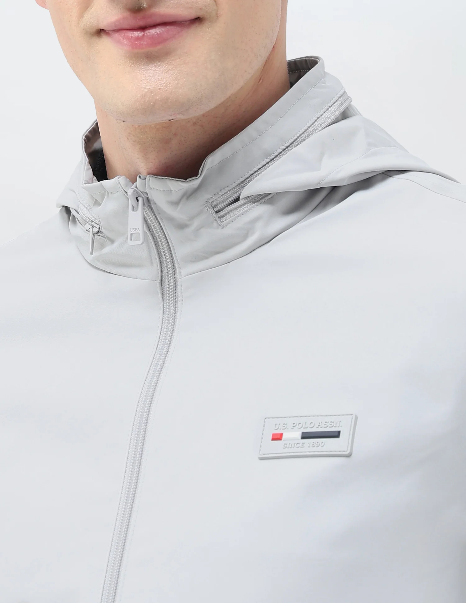 Regular Fit Solid Packable Hood Jacket - Image 7
