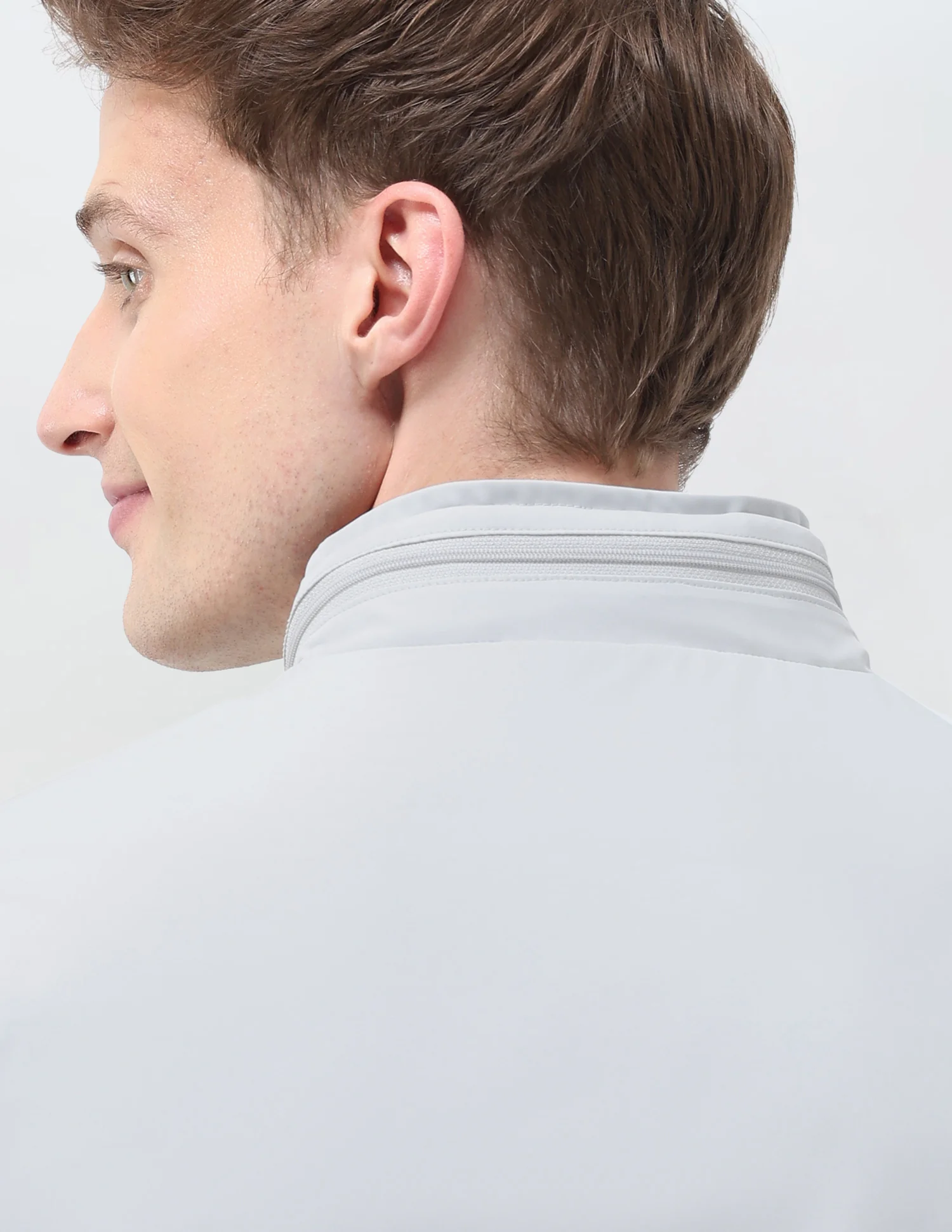 Regular Fit Solid Packable Hood Jacket - Image 8