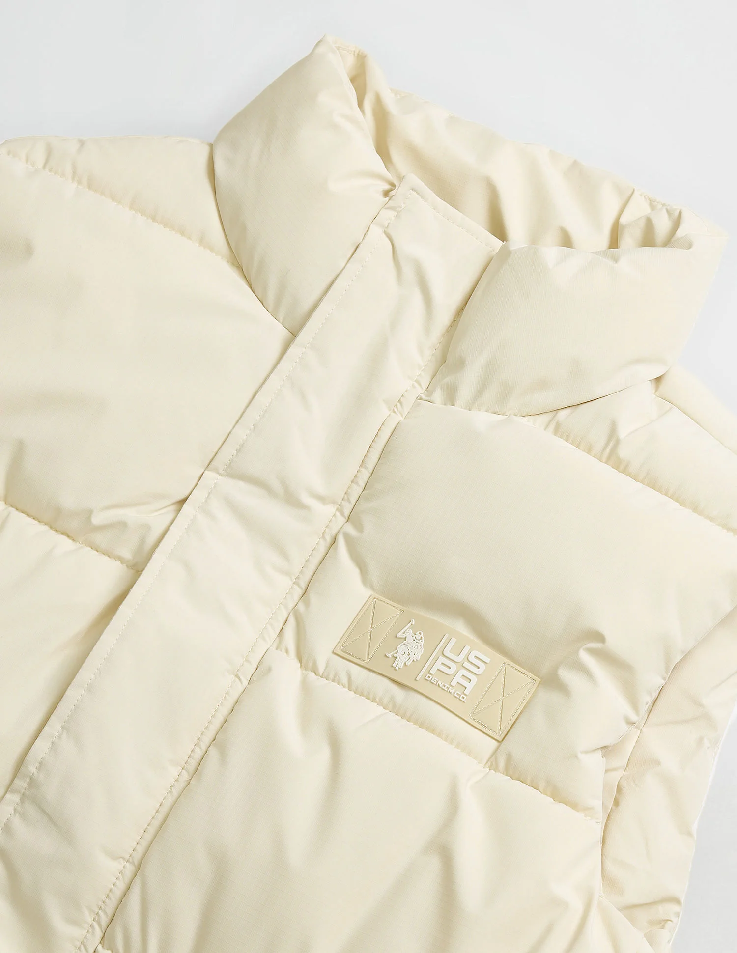 Regular Fit Solid Padded Jacket - Image 2