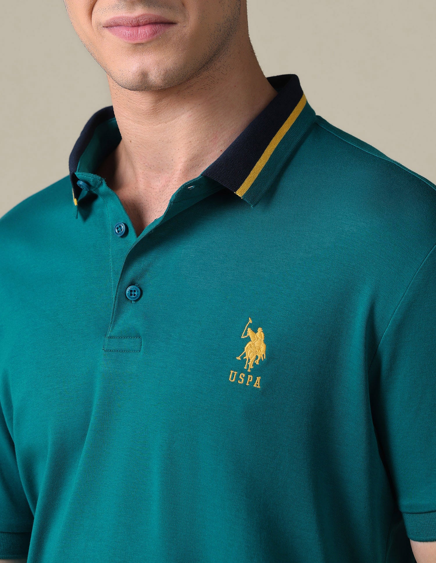 Regular Fit Solid Polo Shirt - Image 7