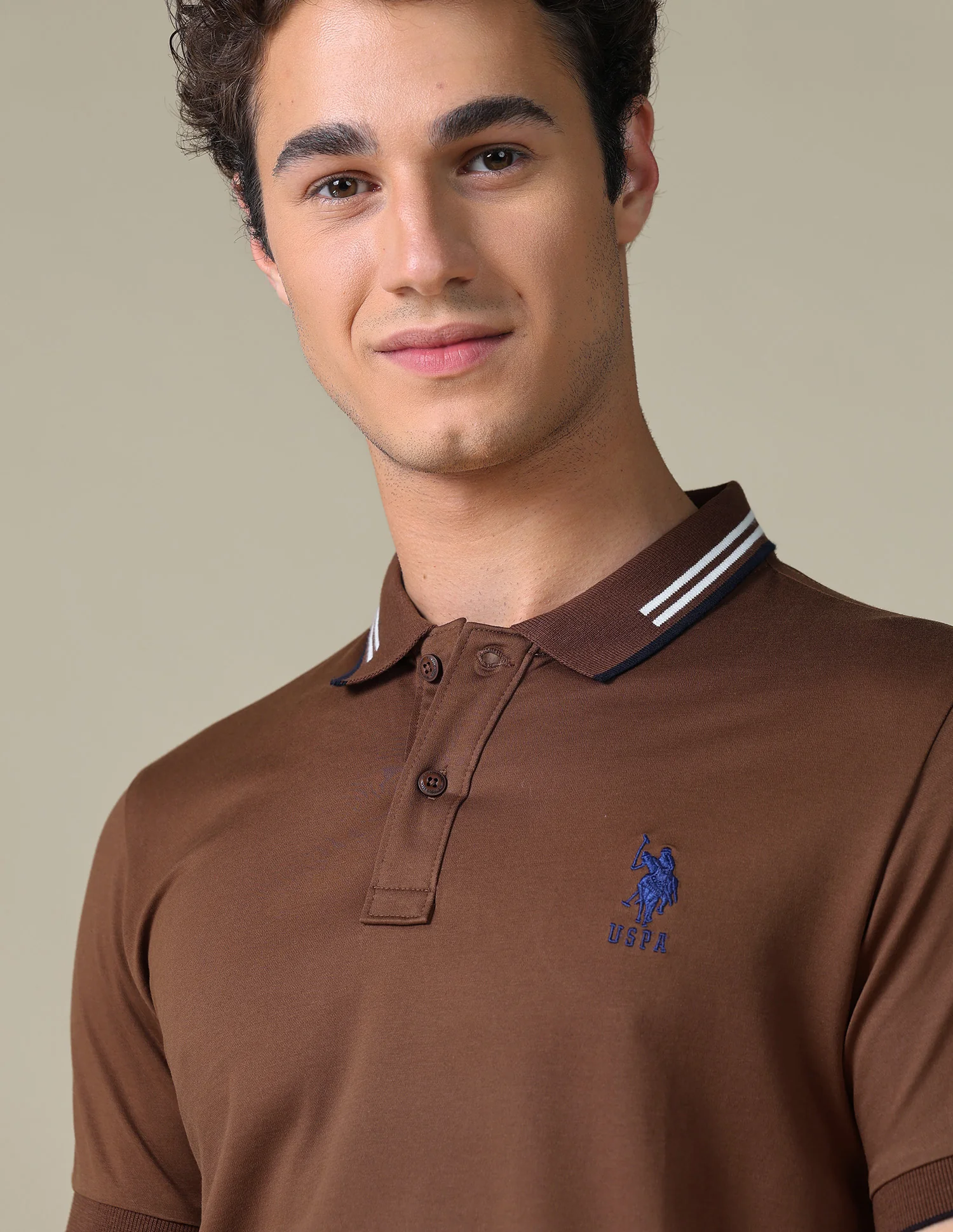 Regular Fit Solid Polo Shirt - Image 7