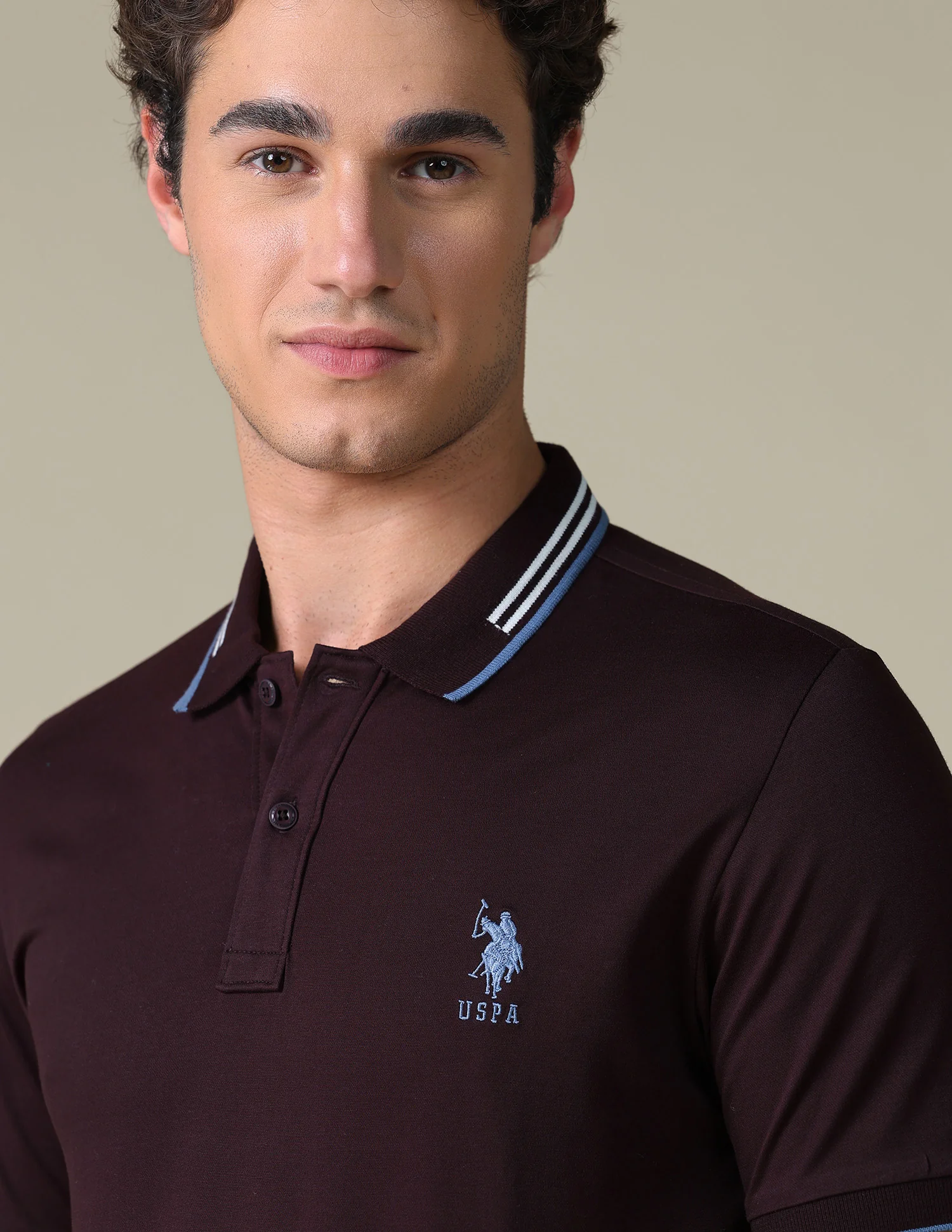 Regular Fit Solid Polo Shirt - Image 7