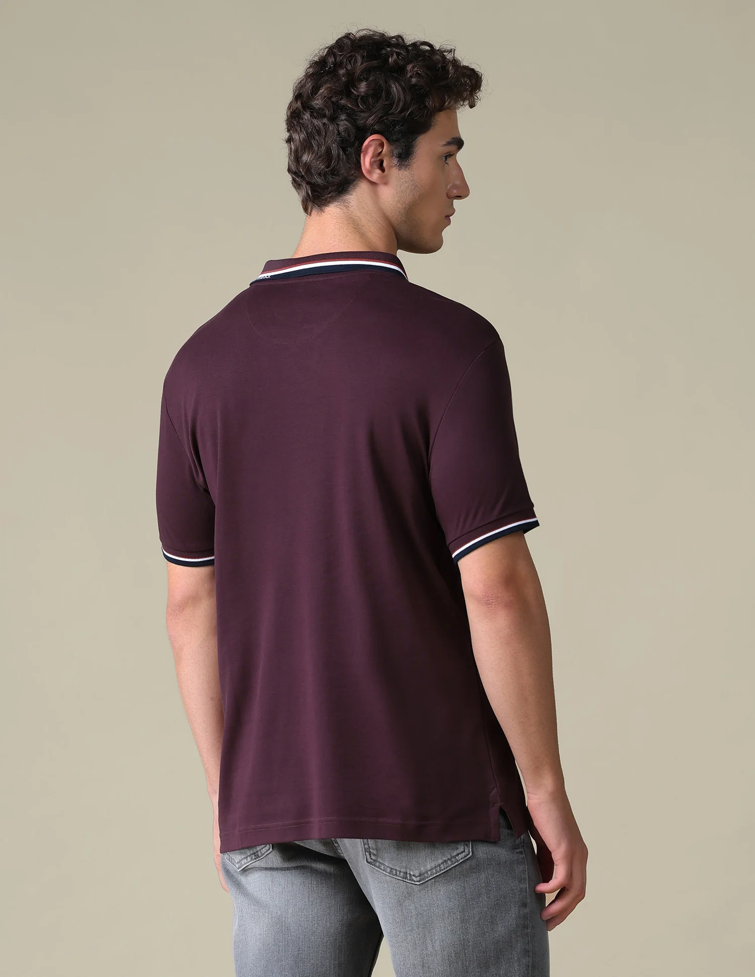 Regular Fit Solid Polo Shirt - Image 5