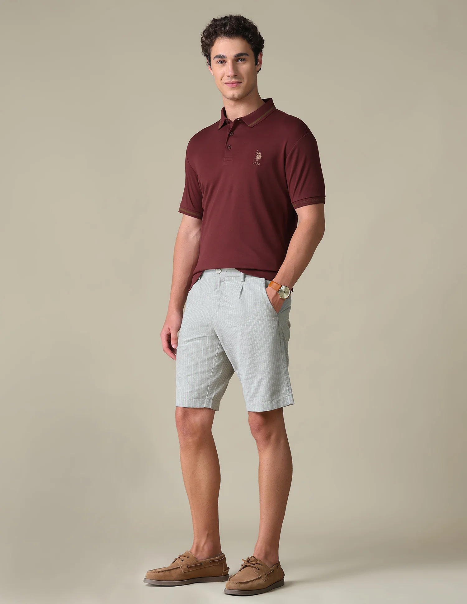 Regular Fit Solid Polo Shirt - Image 3