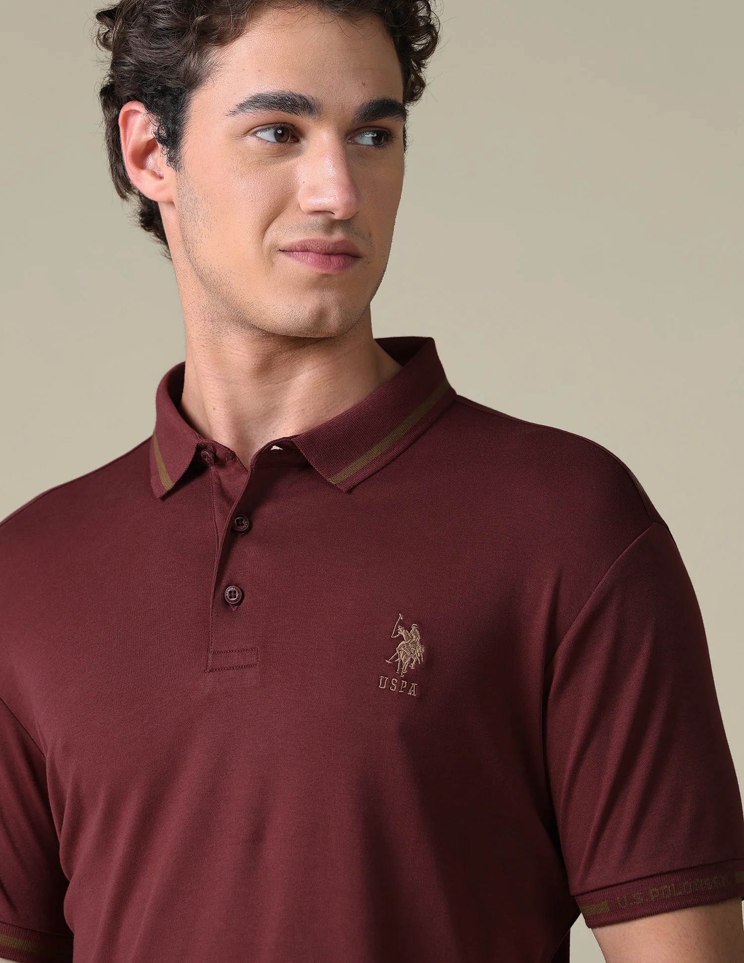 Regular Fit Solid Polo Shirt - Image 7