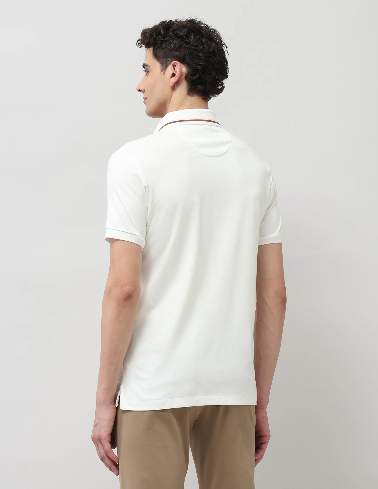 Regular Fit Solid Polo Shirt - Image 5