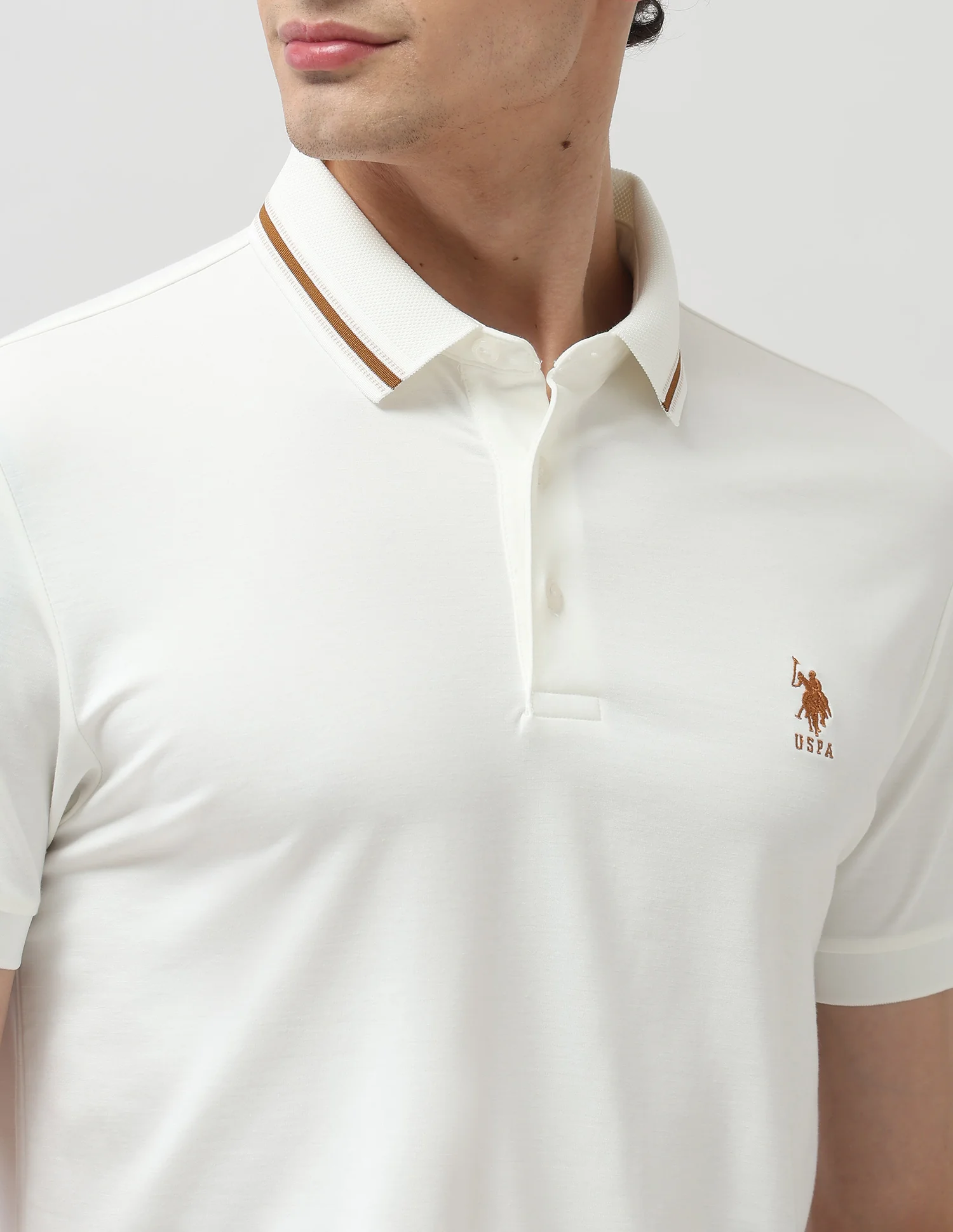 Regular Fit Solid Polo Shirt - Image 7