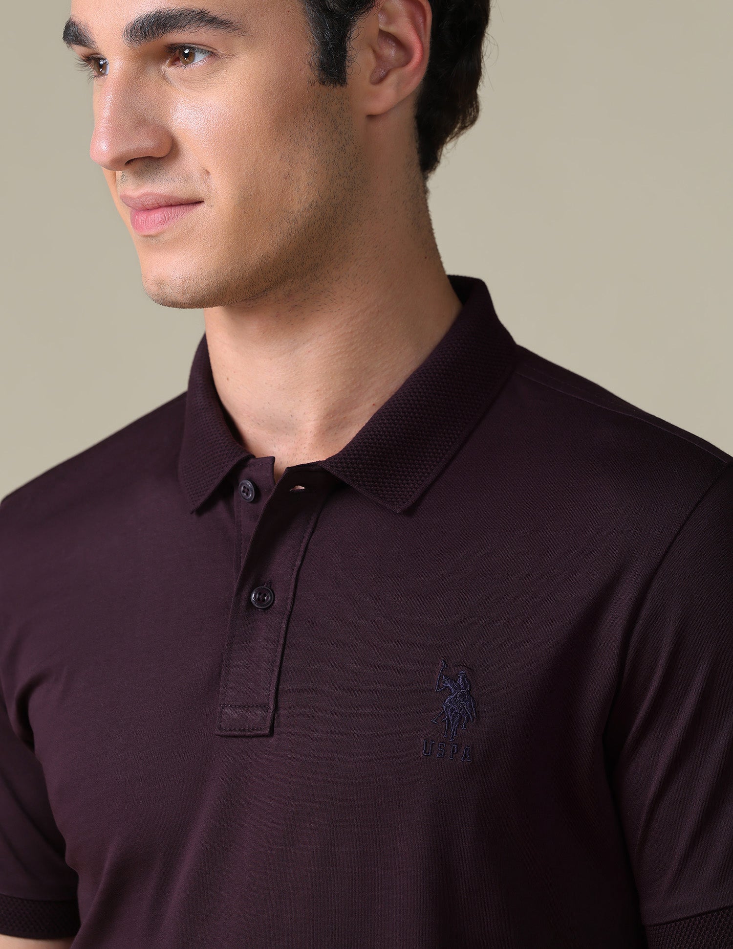 Regular Fit Solid Polo Shirt - Image 7