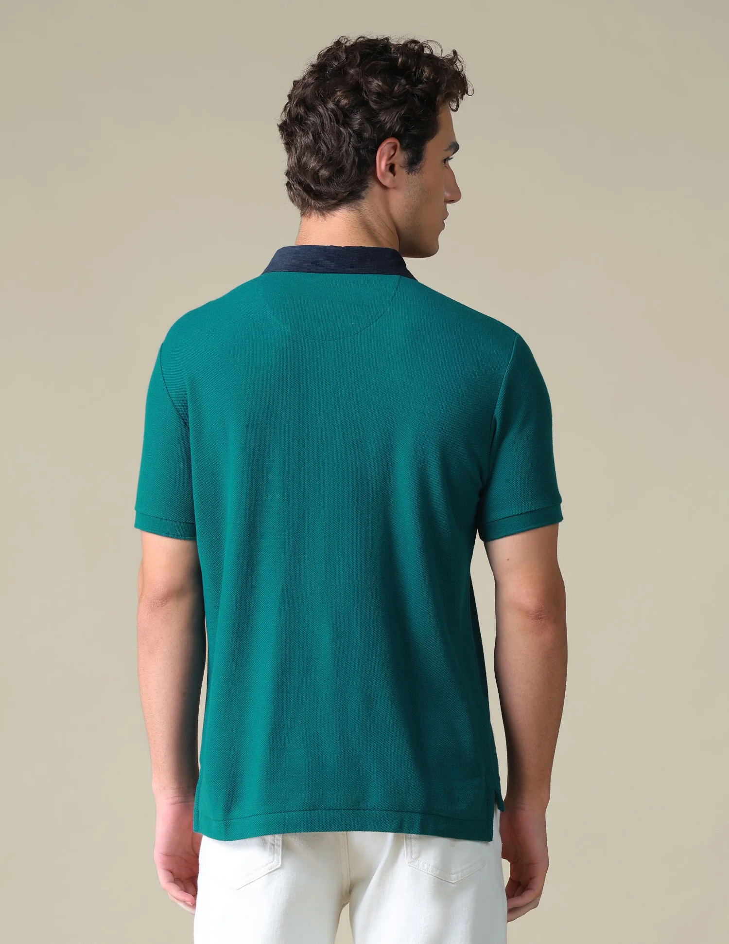Regular Fit Solid Polo Shirt - Image 5