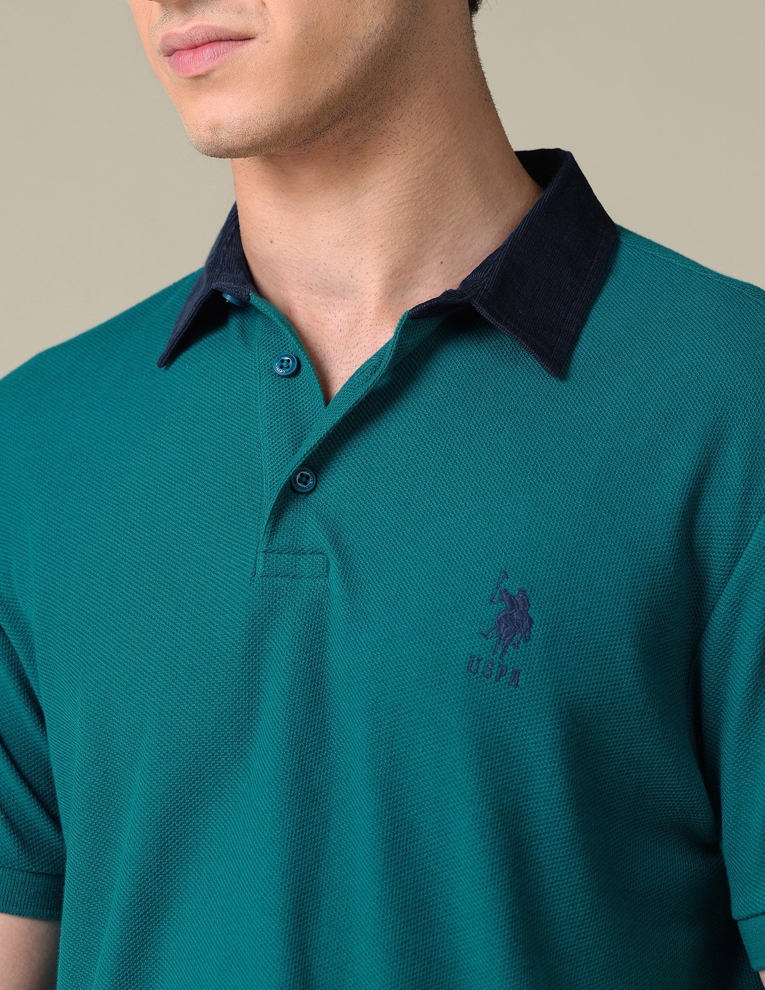 Regular Fit Solid Polo Shirt - Image 7