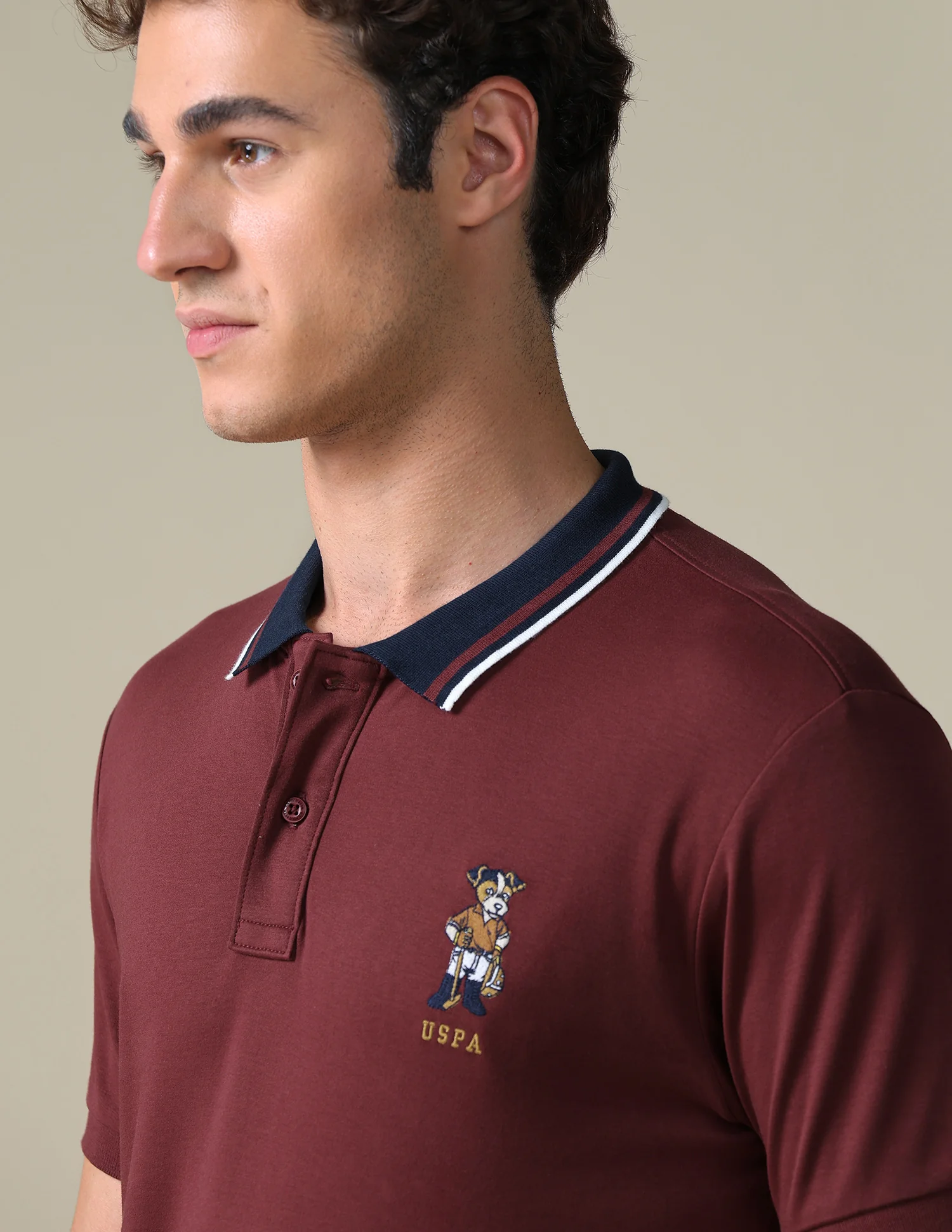 Regular Fit Solid Polo Shirt - Image 7