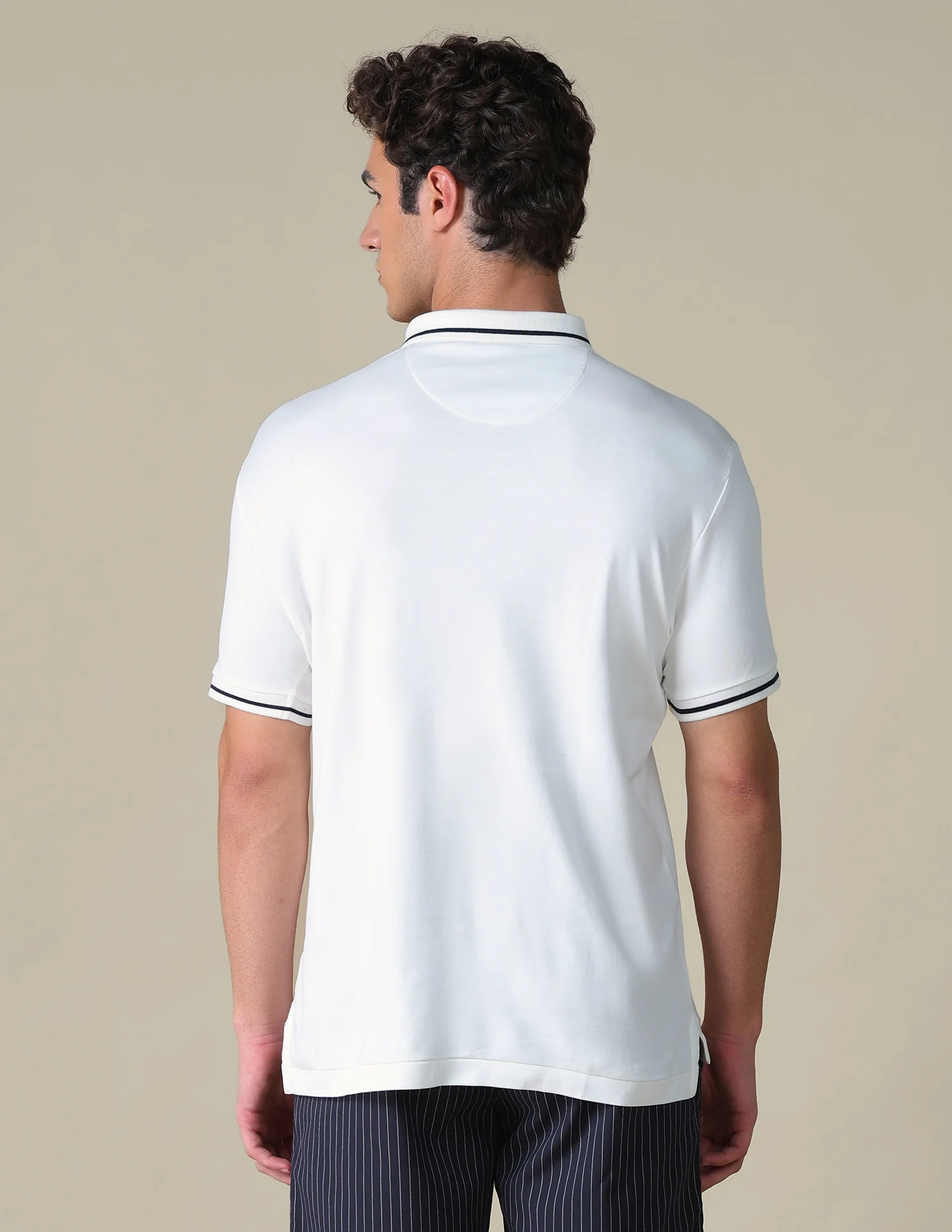 Regular Fit Solid Polo Shirt - Image 5