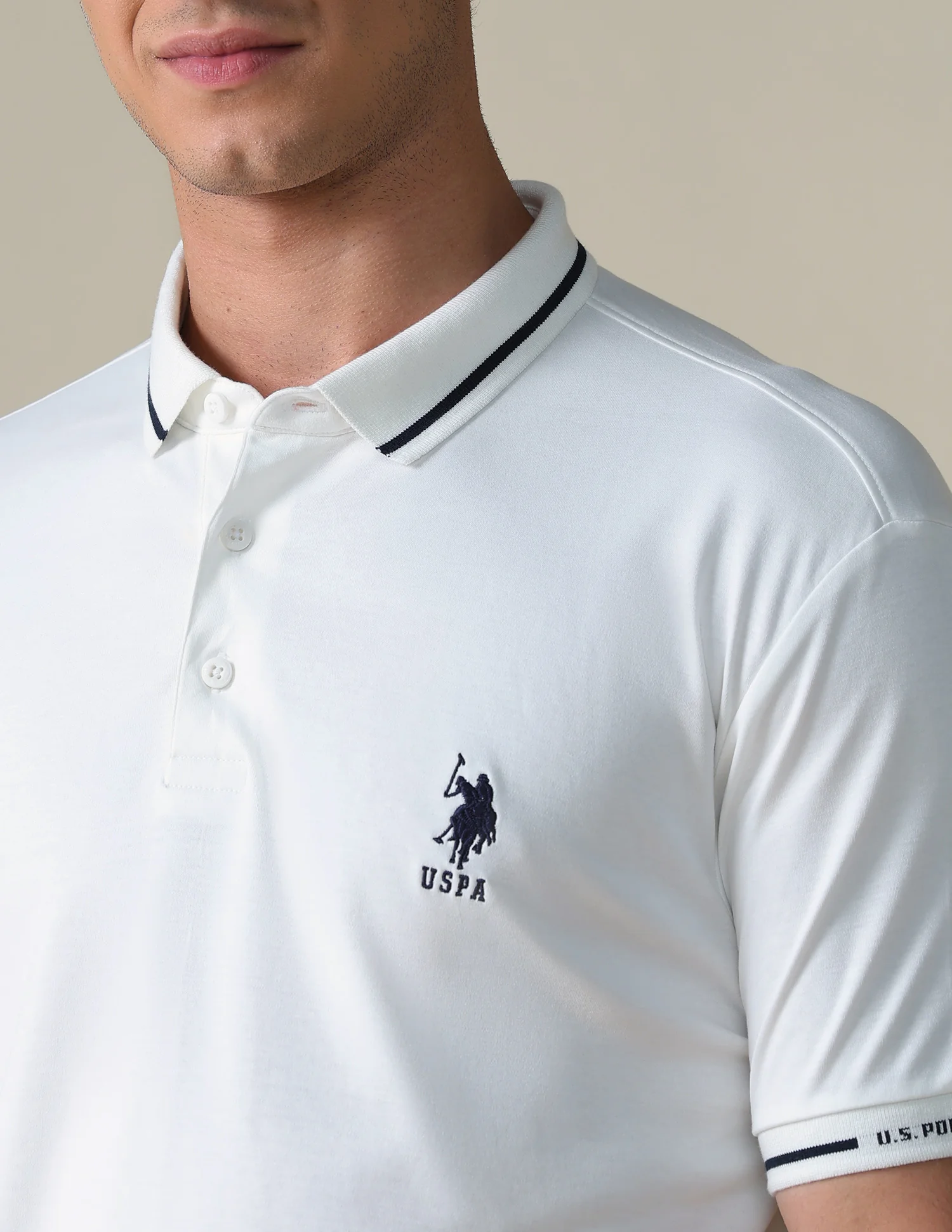 Regular Fit Solid Polo Shirt - Image 7