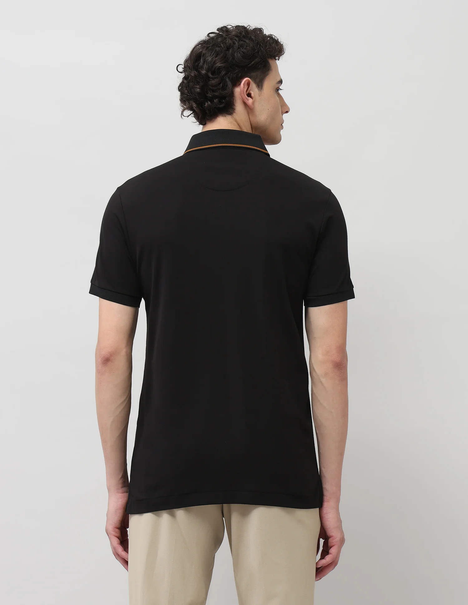 Regular Fit Solid Polo Shirt - Image 5
