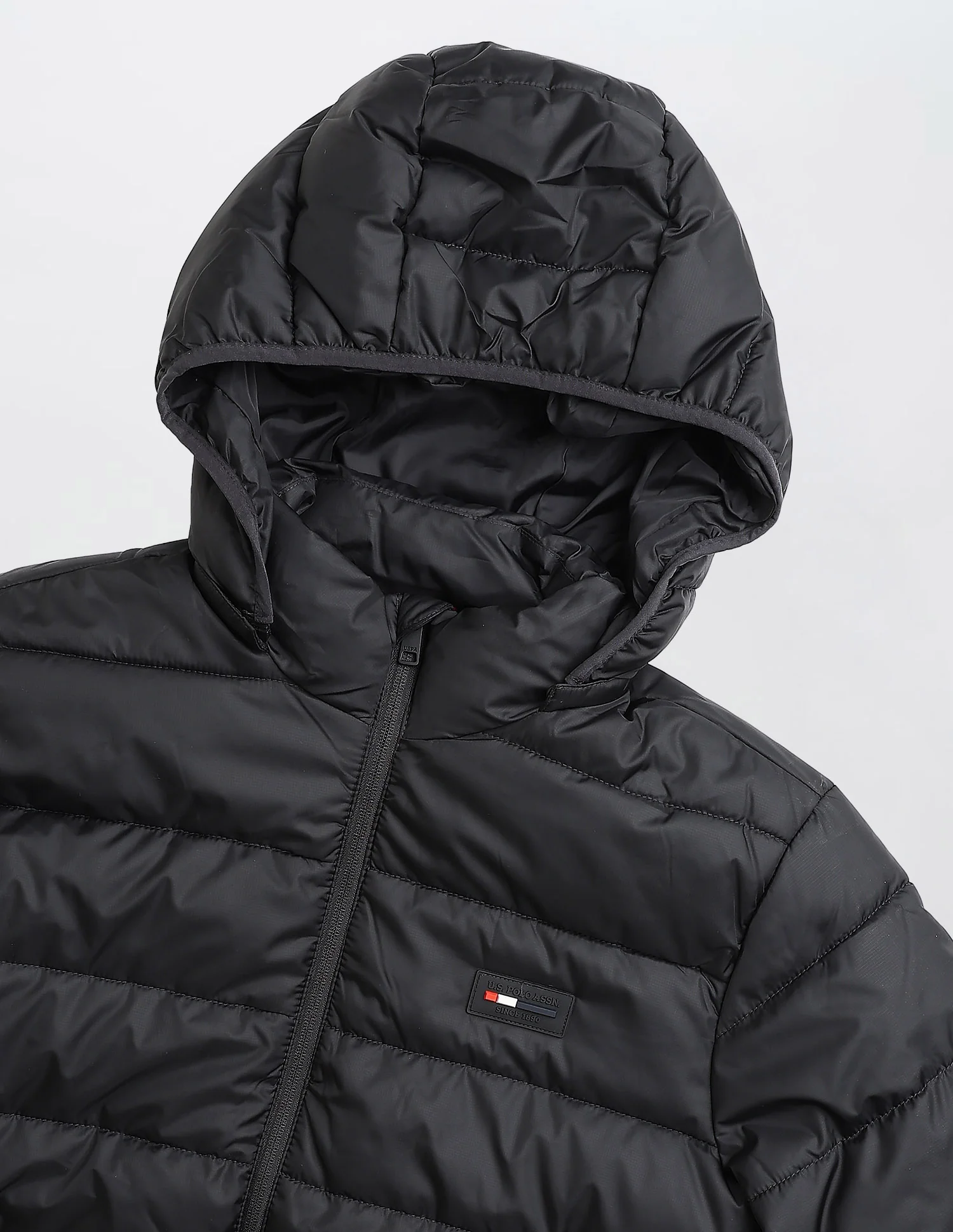 Regular Fit Solid Puffer Jacket - Image 2