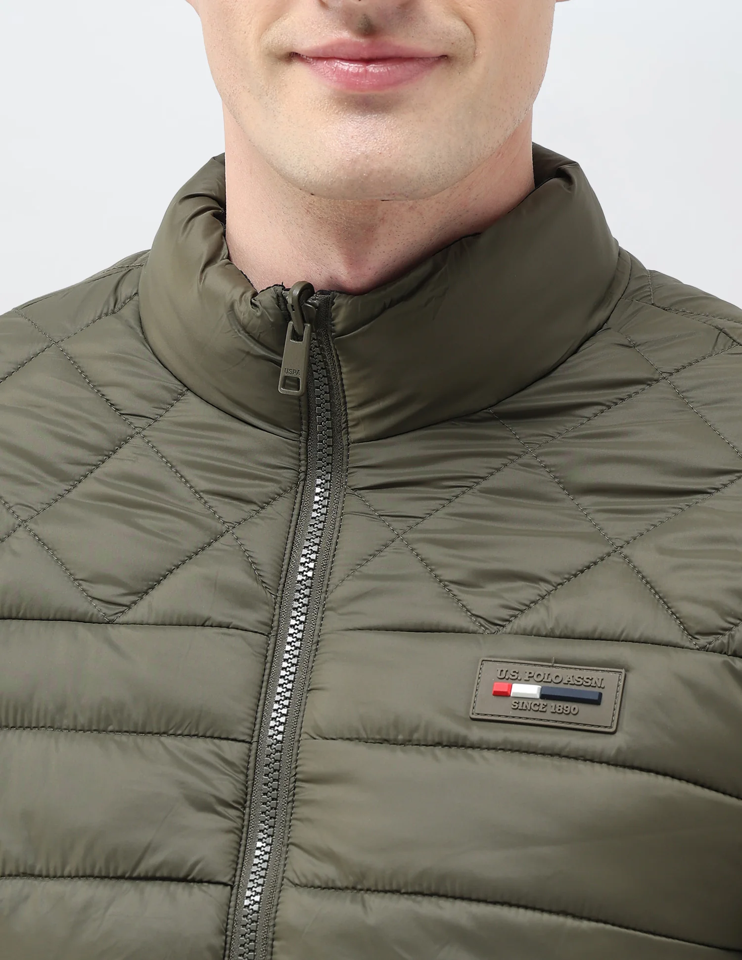 Regular Fit Solid Puffer Jacket - Image 7