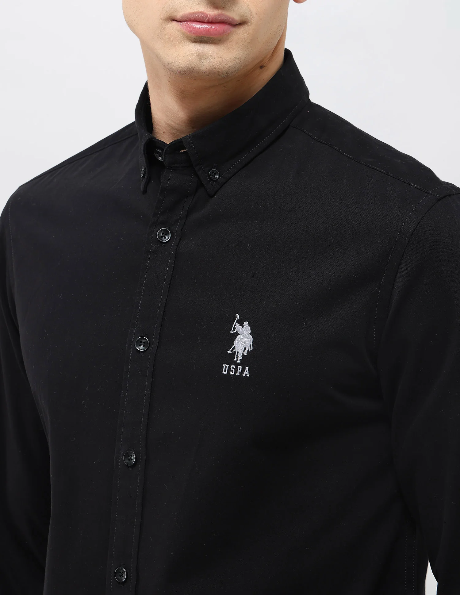 Regular Fit Solid Shirt - Image 7