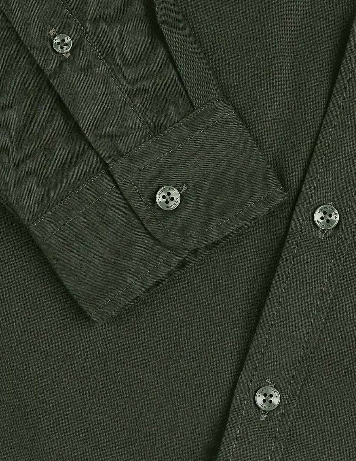 Regular Fit Solid Shirt - Image 8