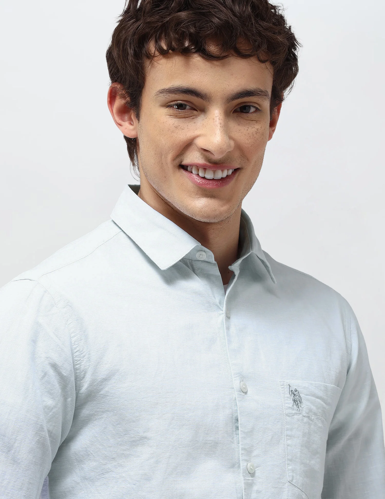 Regular Fit Solid Shirt - Image 7