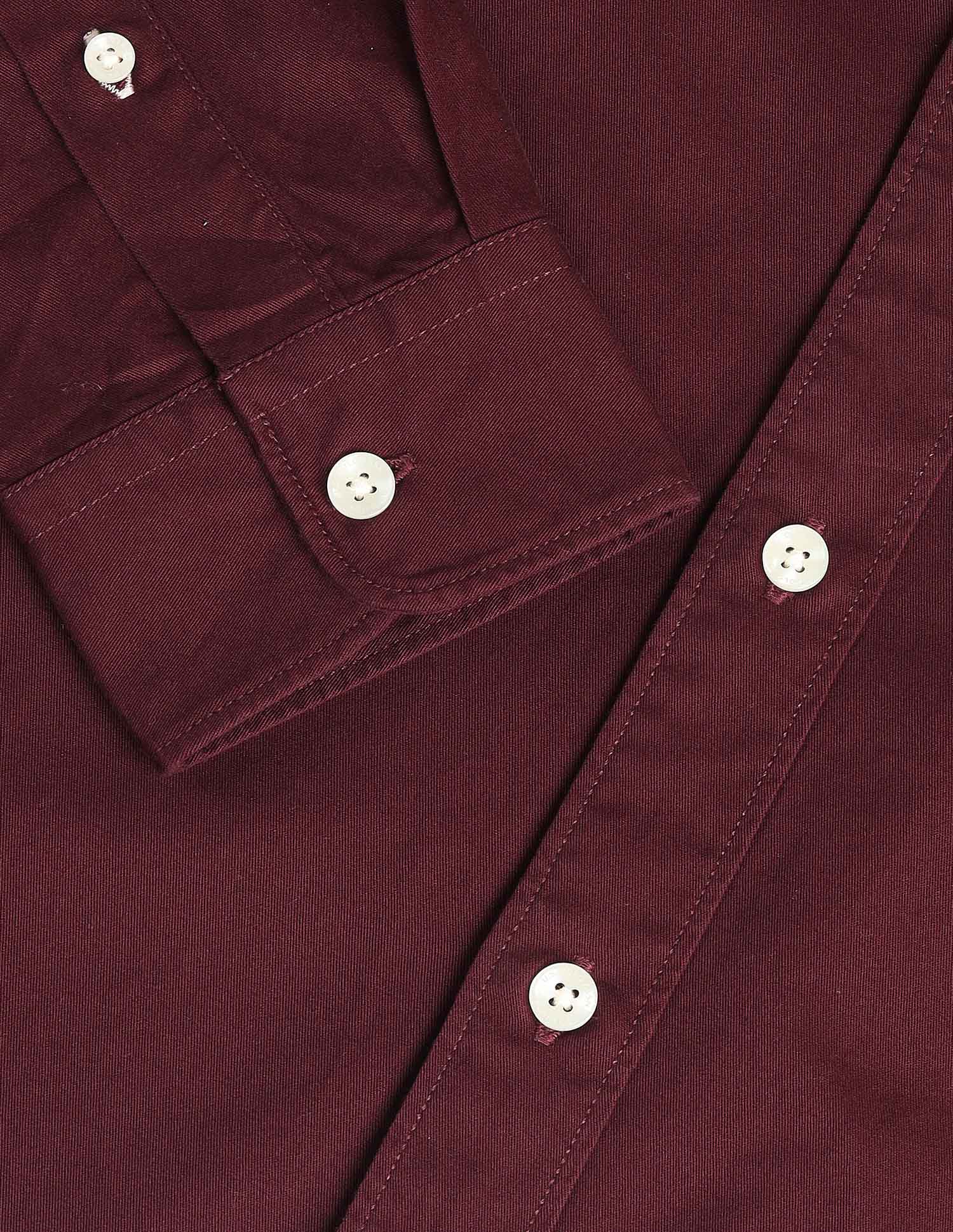 Regular Fit Solid Shirt - Image 8