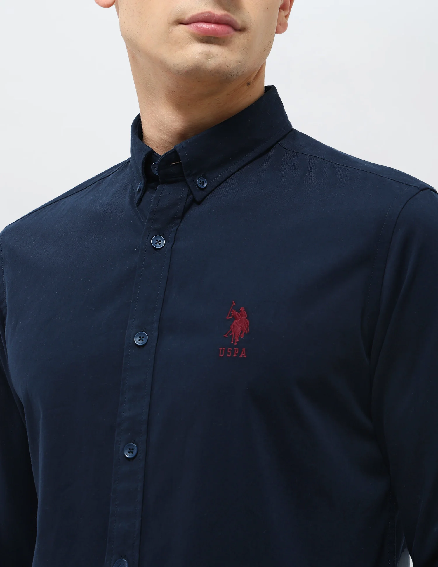 Regular Fit Solid Shirt - Image 7