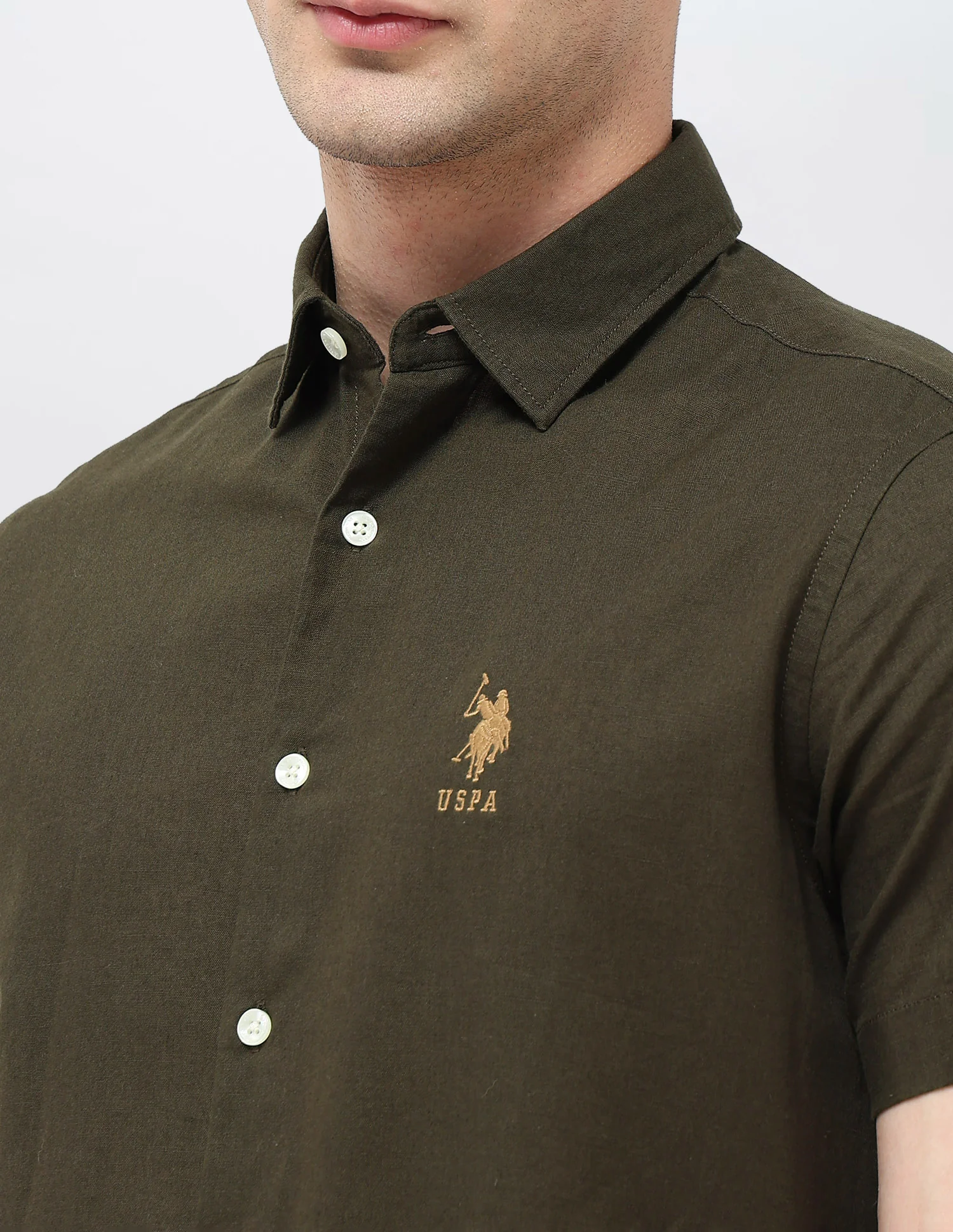 Regular Fit Solid Shirt - Image 7