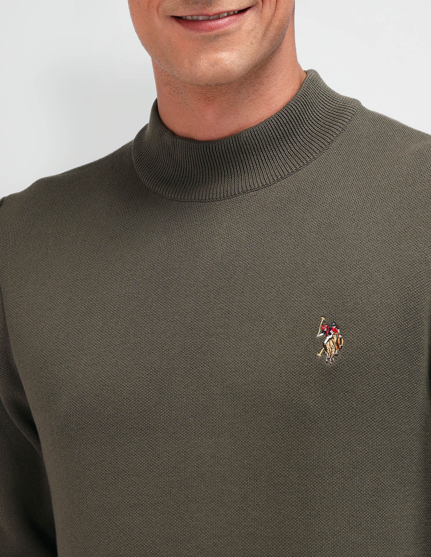 Regular Fit Solid Sweater - Image 7