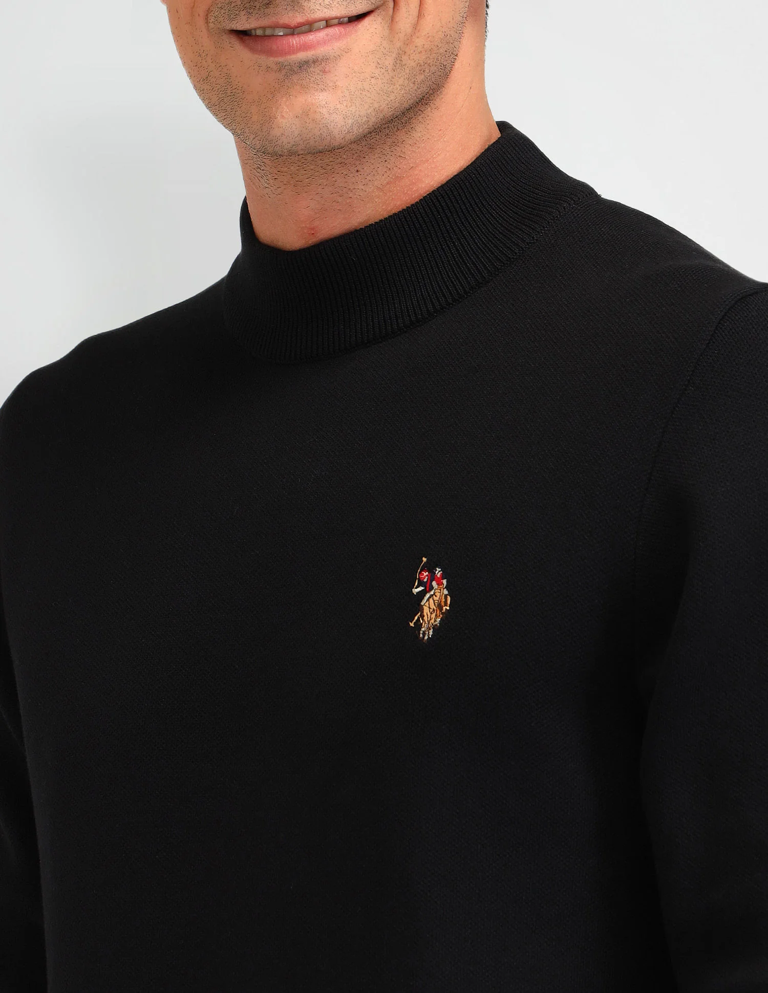 Regular Fit Solid Sweater - Image 7
