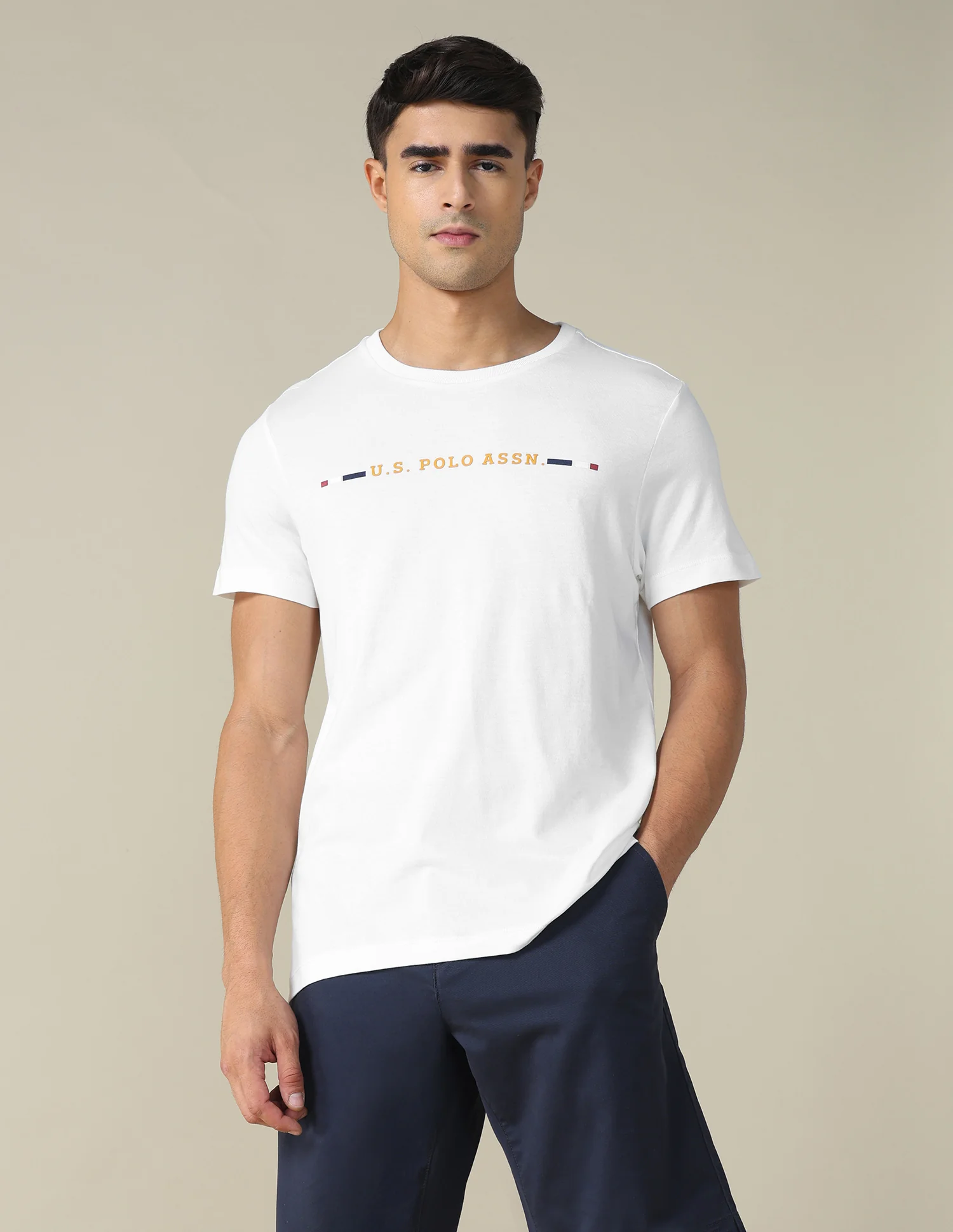 Regular Fit Solid T-shirt - Image 6