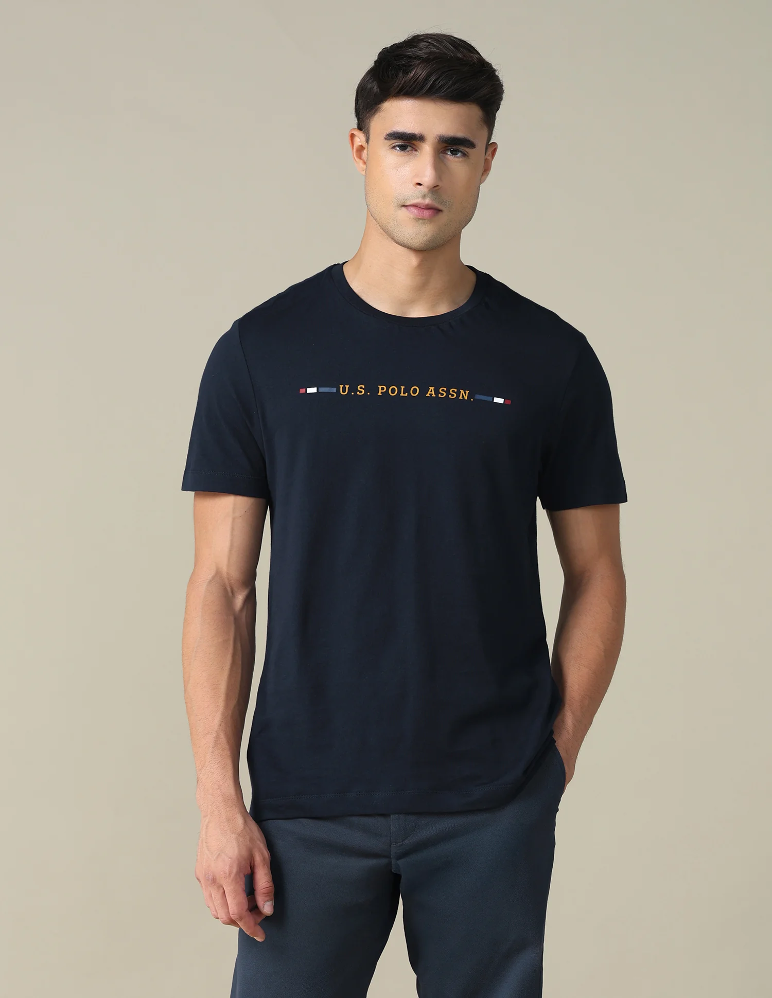 Regular Fit Solid T-shirt - Image 6